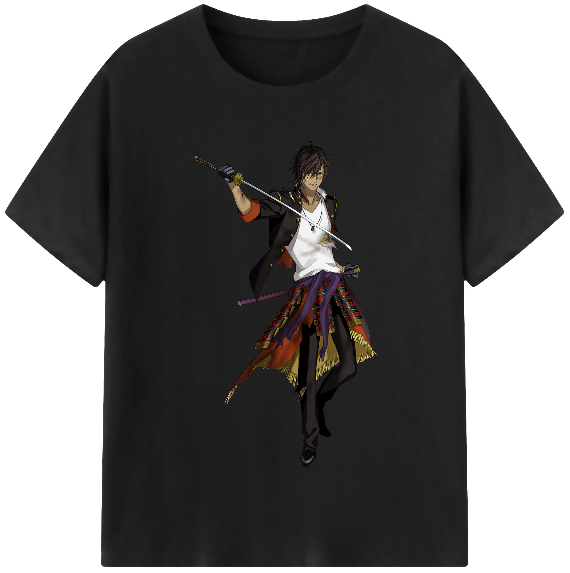 （画像用） 刀剣乱舞 Touken Ranbu レディースカジュアルプリントTシャツ（綿100％）