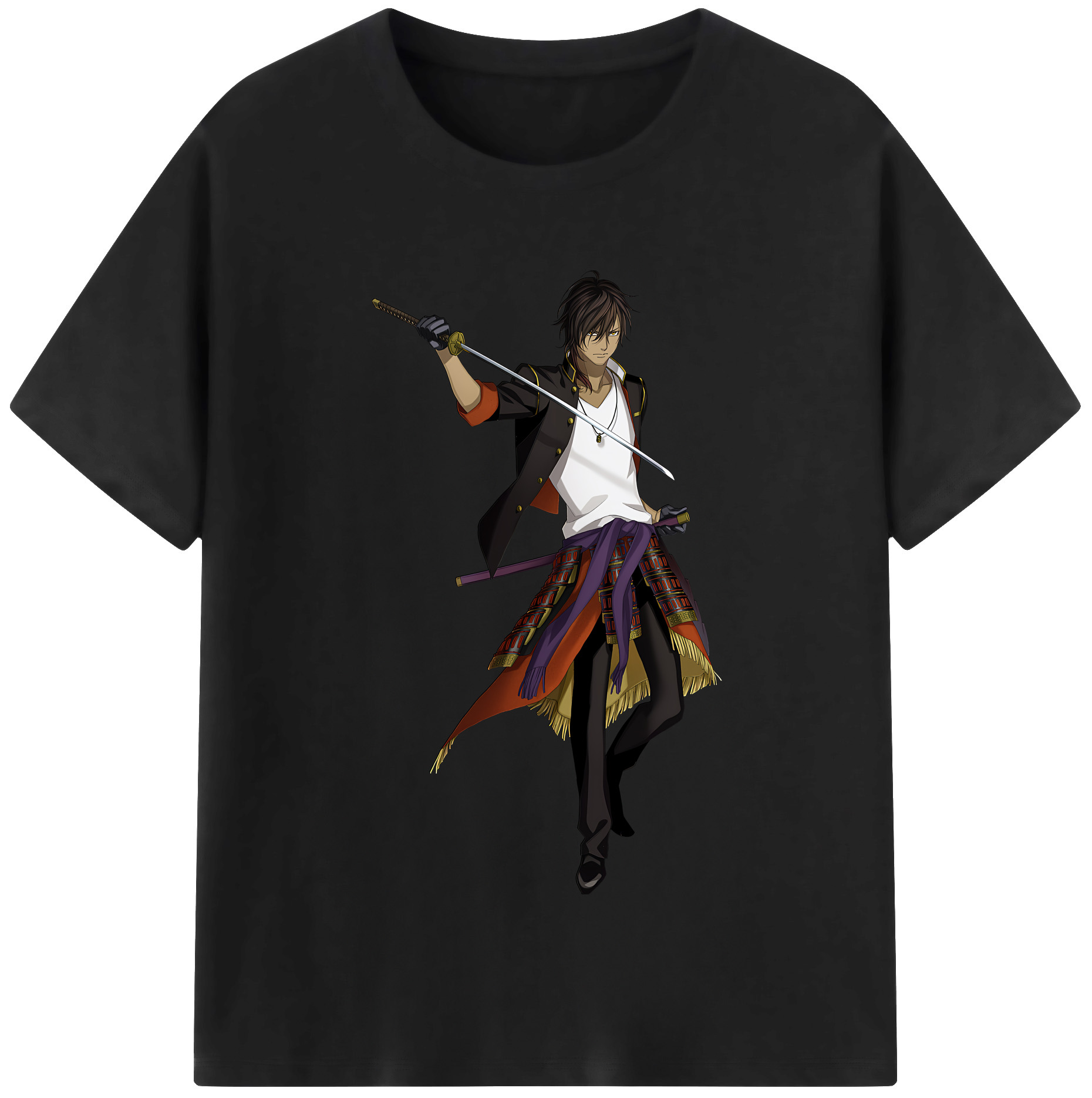 （画像用） 刀剣乱舞 Touken Ranbu レディースカジュアルプリントTシャツ（綿100％）