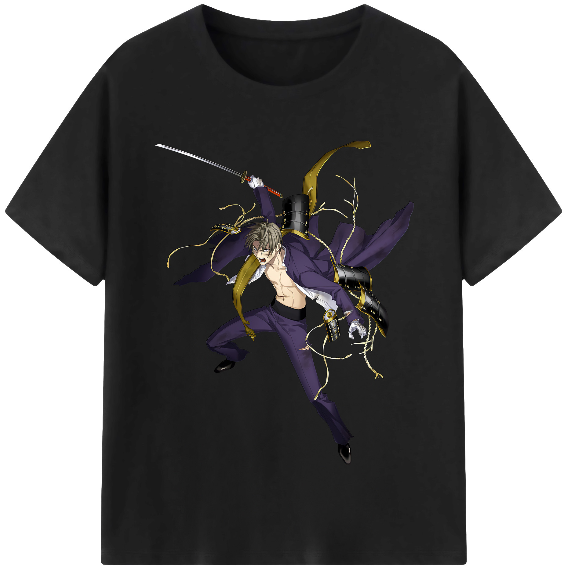 （画像用） 刀剣乱舞 Touken Ranbu レディースカジュアルプリントTシャツ（綿100％）