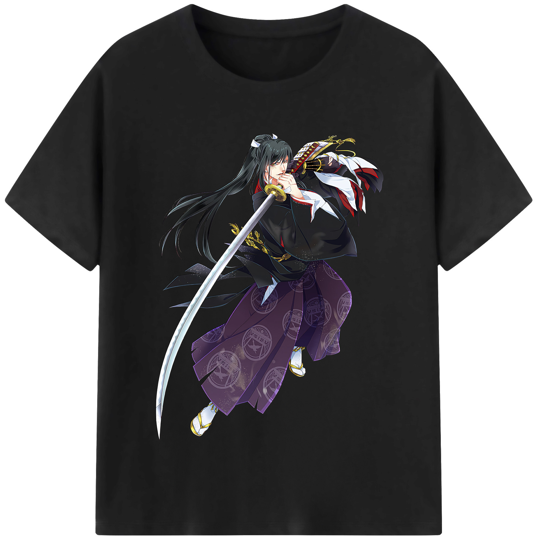 （画像用） 刀剣乱舞 Touken Ranbu レディースカジュアルプリントTシャツ（綿100％）