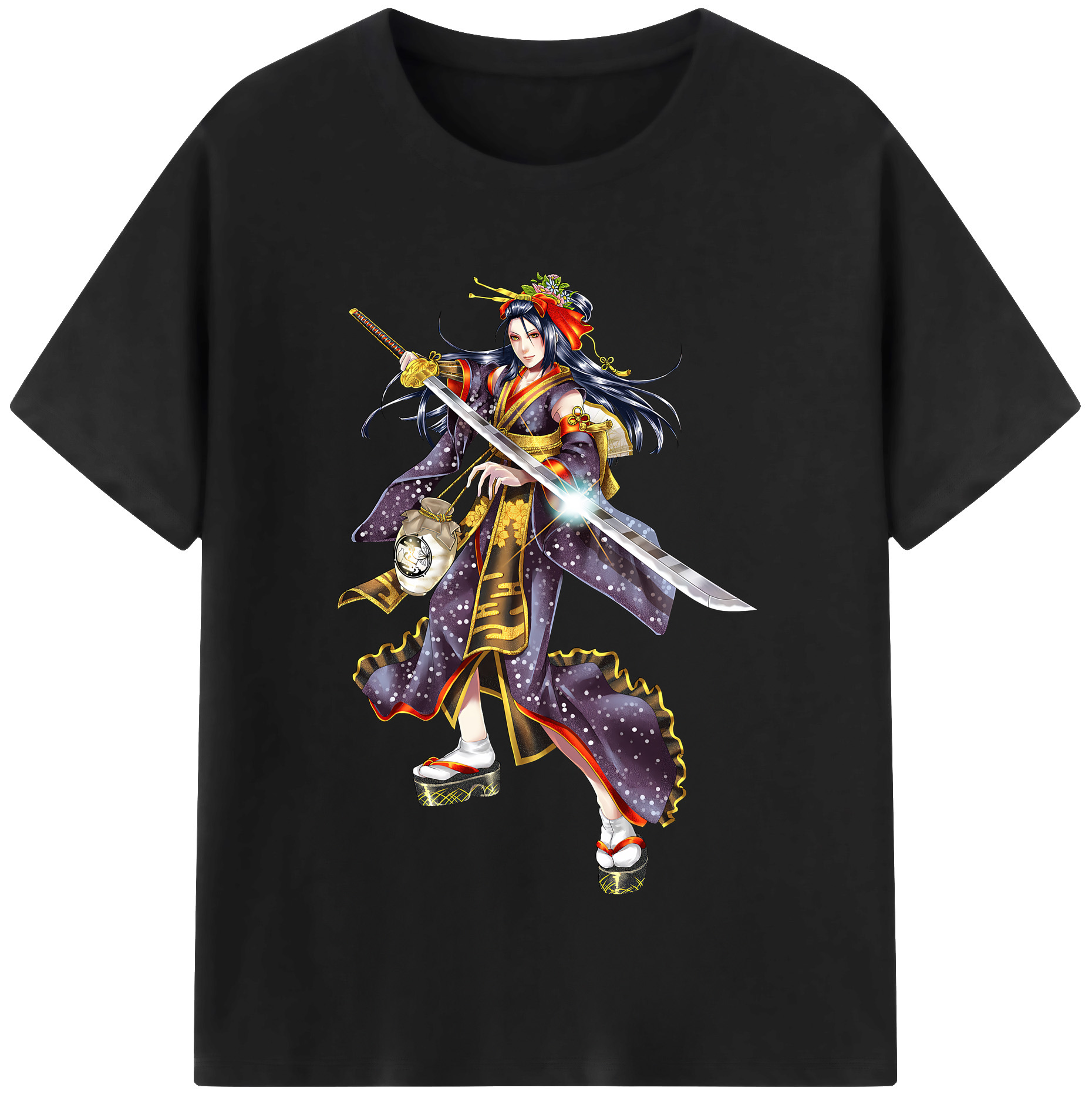 （画像用） 刀剣乱舞 Touken Ranbu レディースカジュアルプリントTシャツ（綿100％）