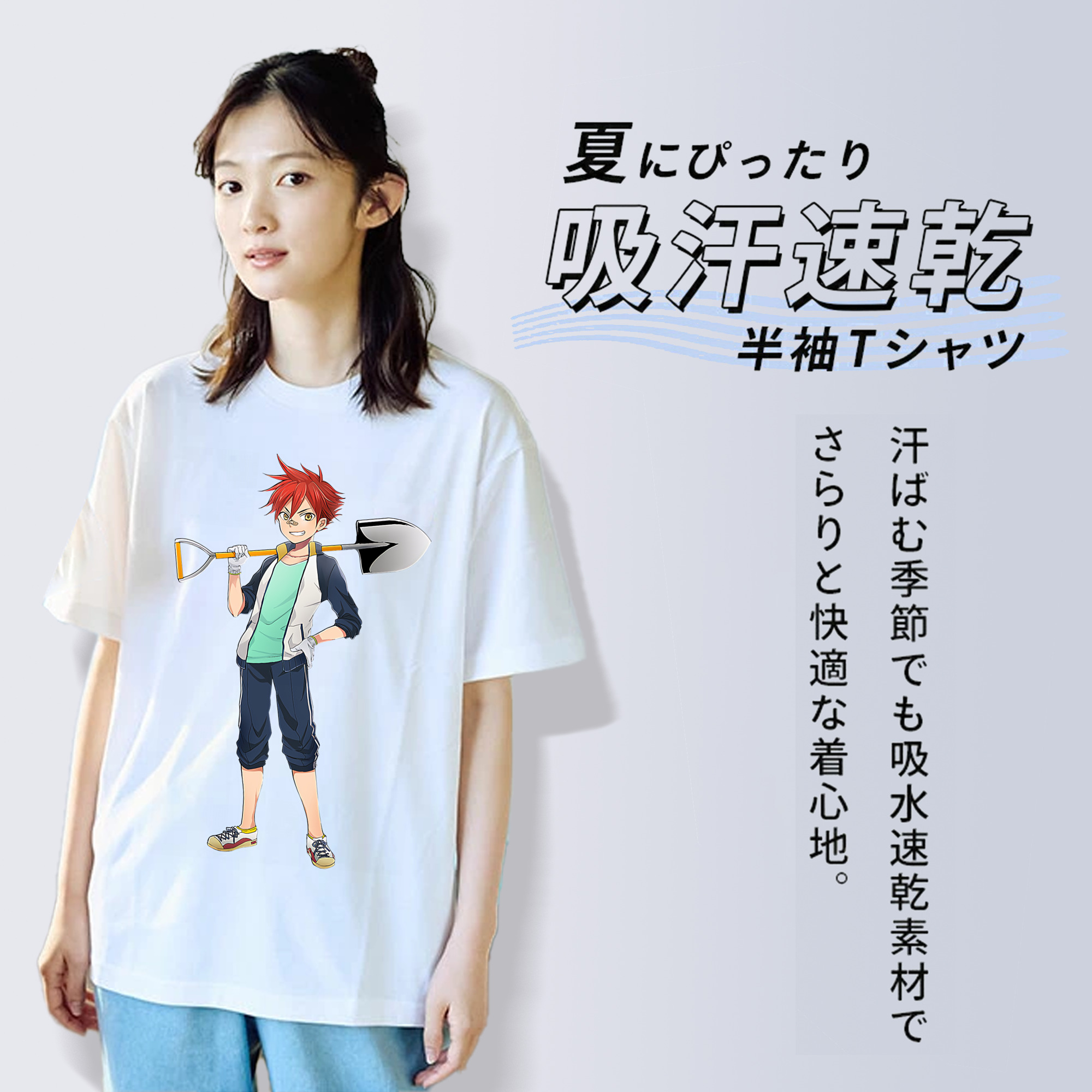 刀剣乱舞 Touken Ranbu レディースカジュアルプリントTシャツ（綿100％）