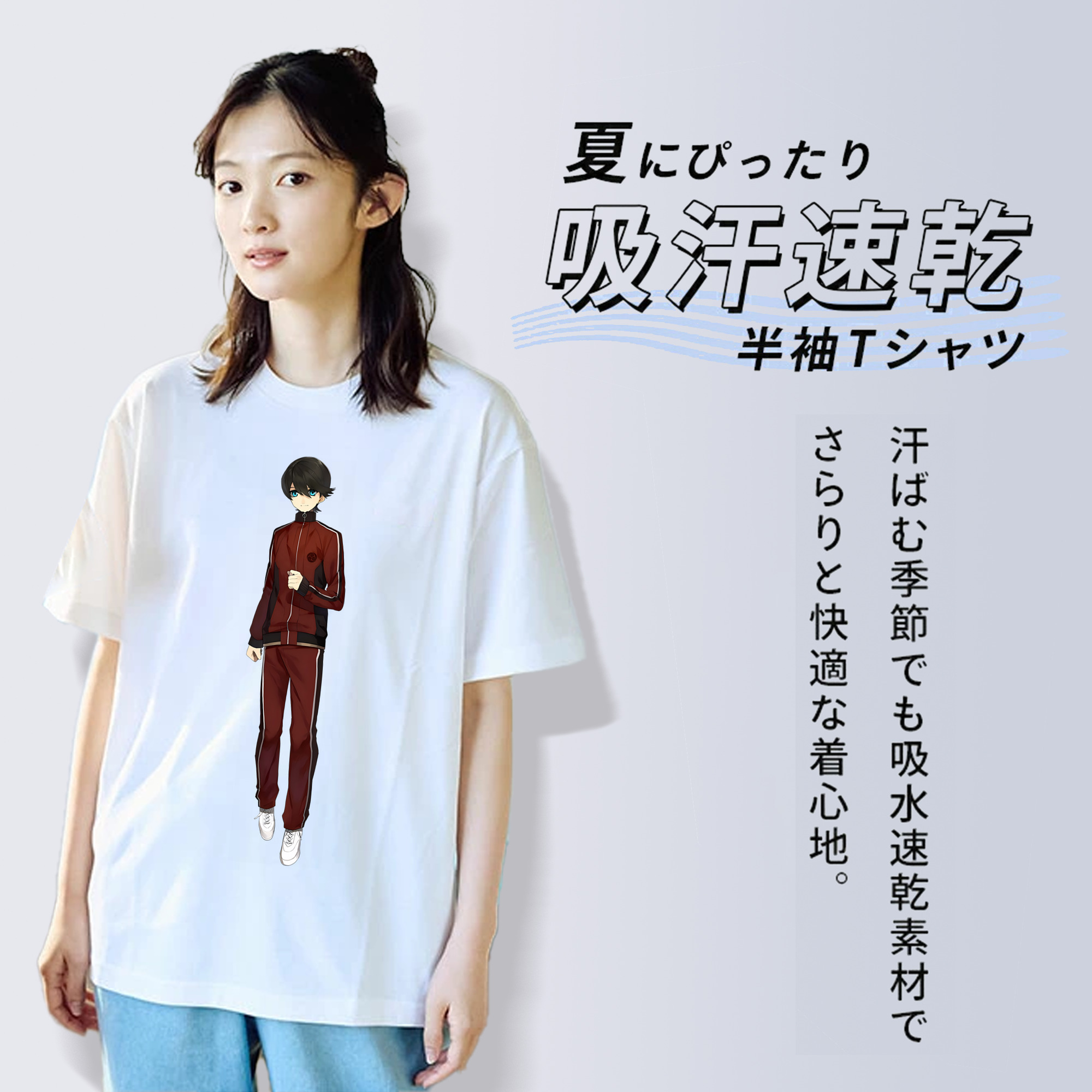 刀剣乱舞 Touken Ranbu レディースカジュアルプリントTシャツ（綿100％）