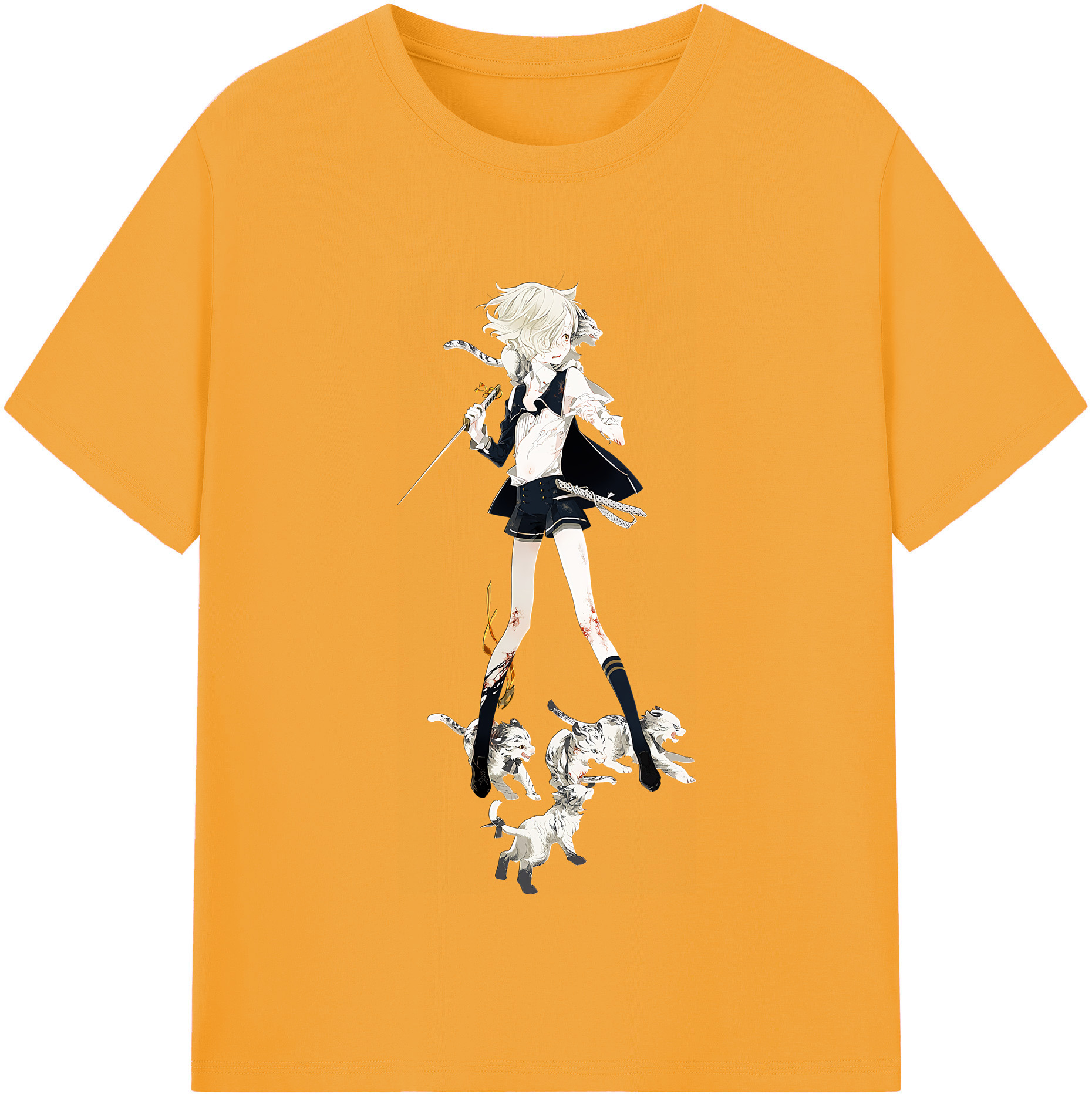 （画像用） 刀剣乱舞 Touken Ranbu レディースカジュアルプリントTシャツ（綿100％）