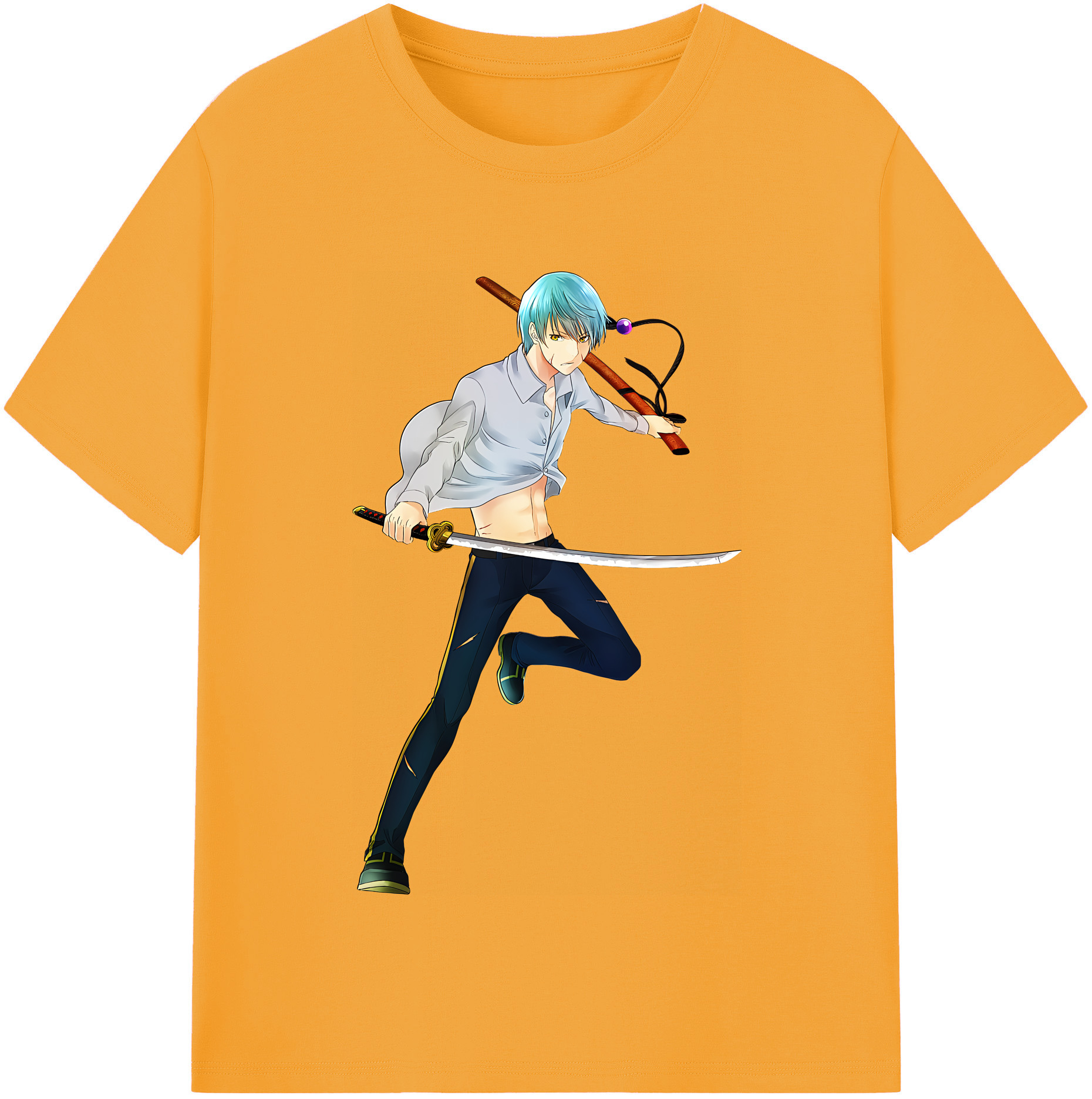 （画像用） 刀剣乱舞 Touken Ranbu レディースカジュアルプリントTシャツ（綿100％）