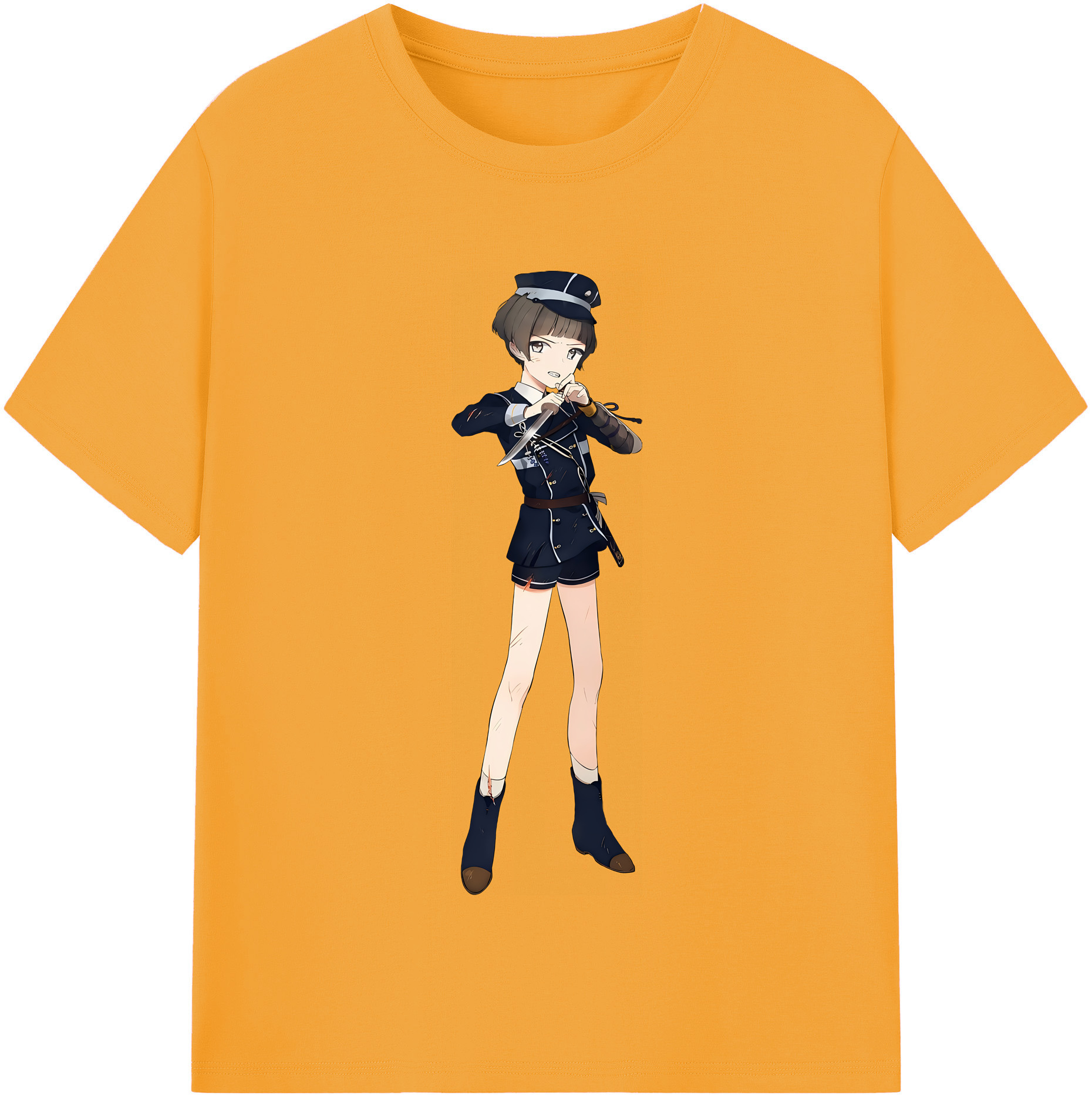 （画像用） 刀剣乱舞 Touken Ranbu レディースカジュアルプリントTシャツ（綿100％）