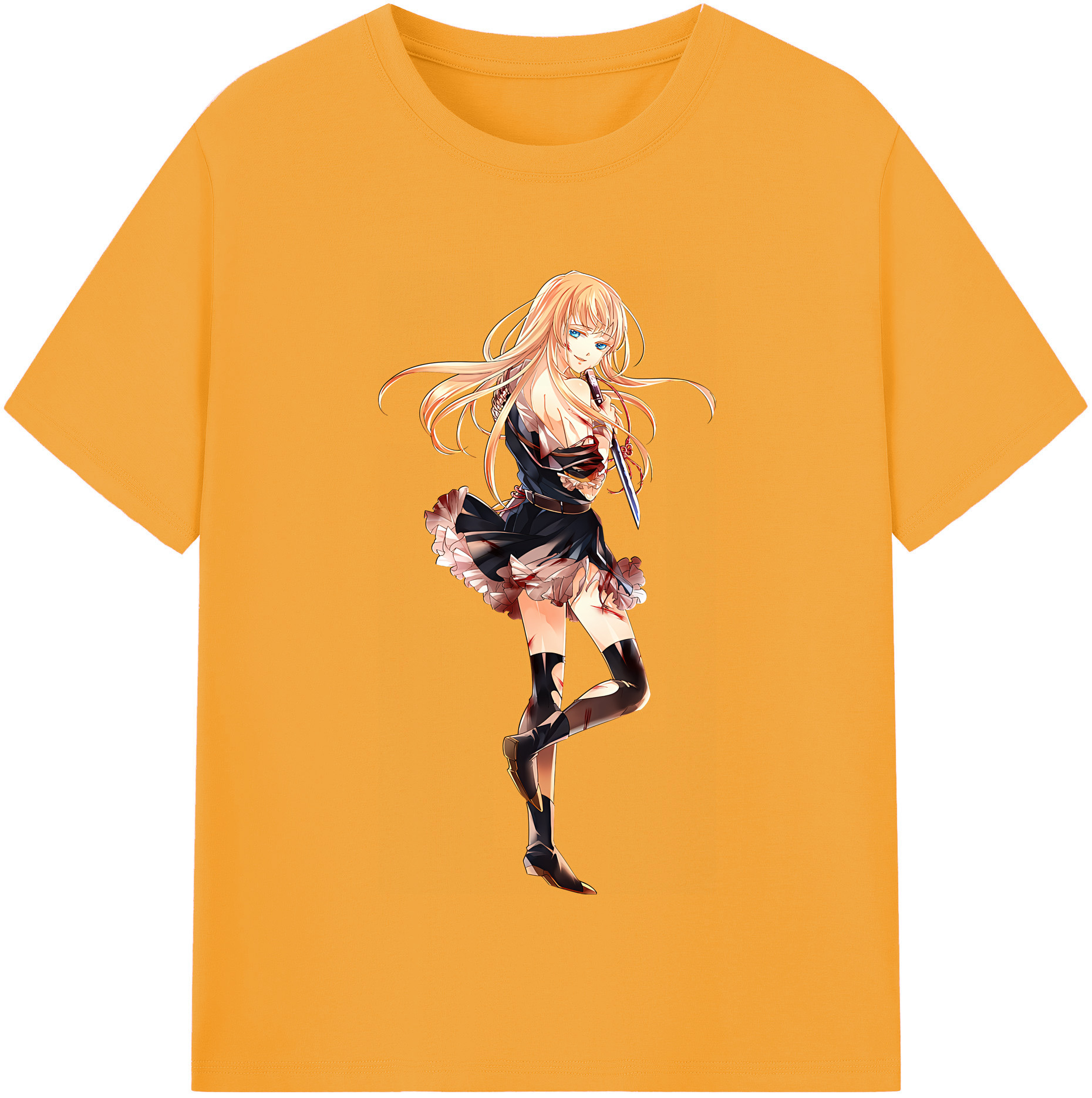 （画像用） 刀剣乱舞 Touken Ranbu レディースカジュアルプリントTシャツ（綿100％）