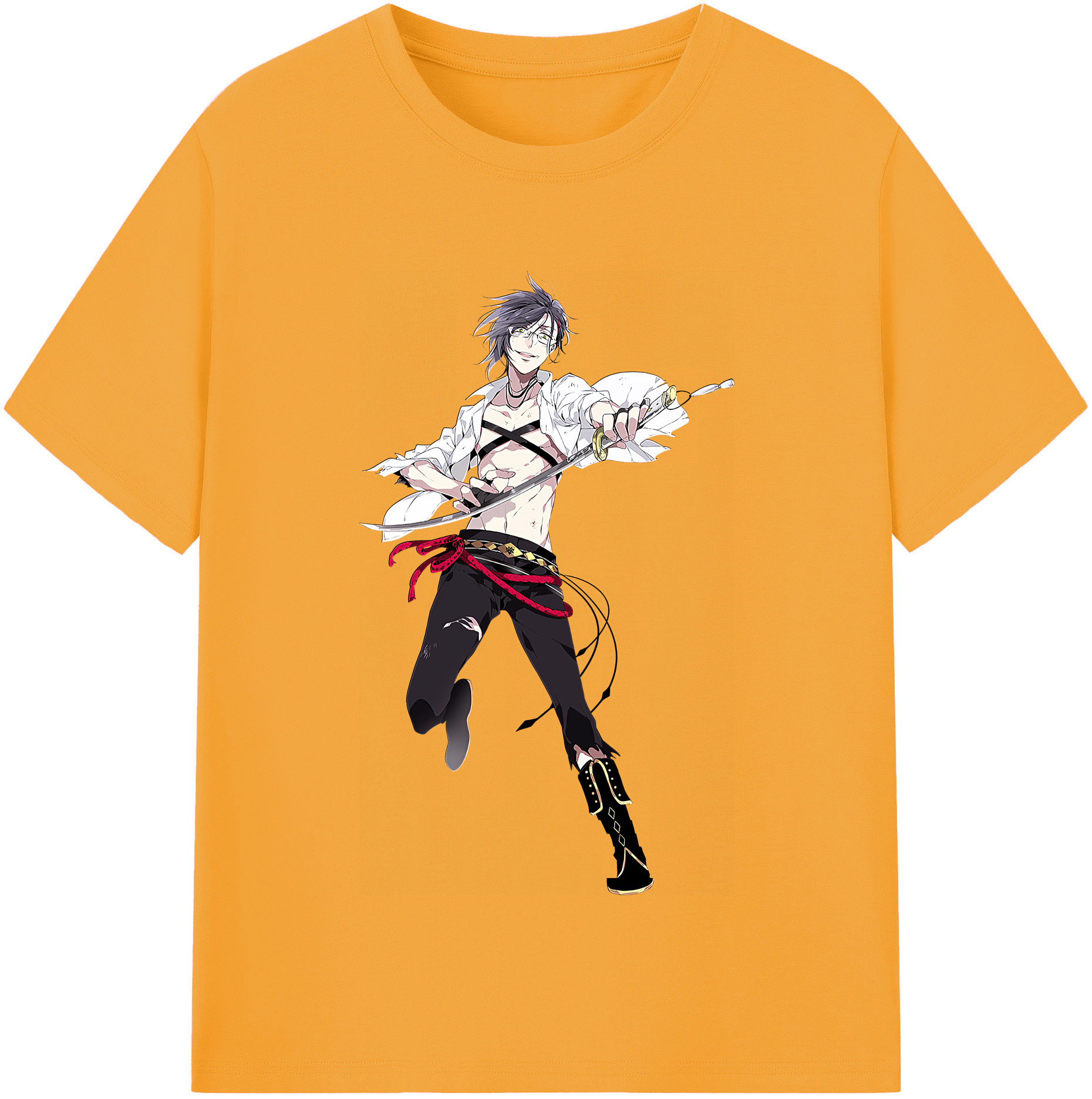 （画像用） 刀剣乱舞 Touken Ranbu レディースカジュアルプリントTシャツ（綿100％）