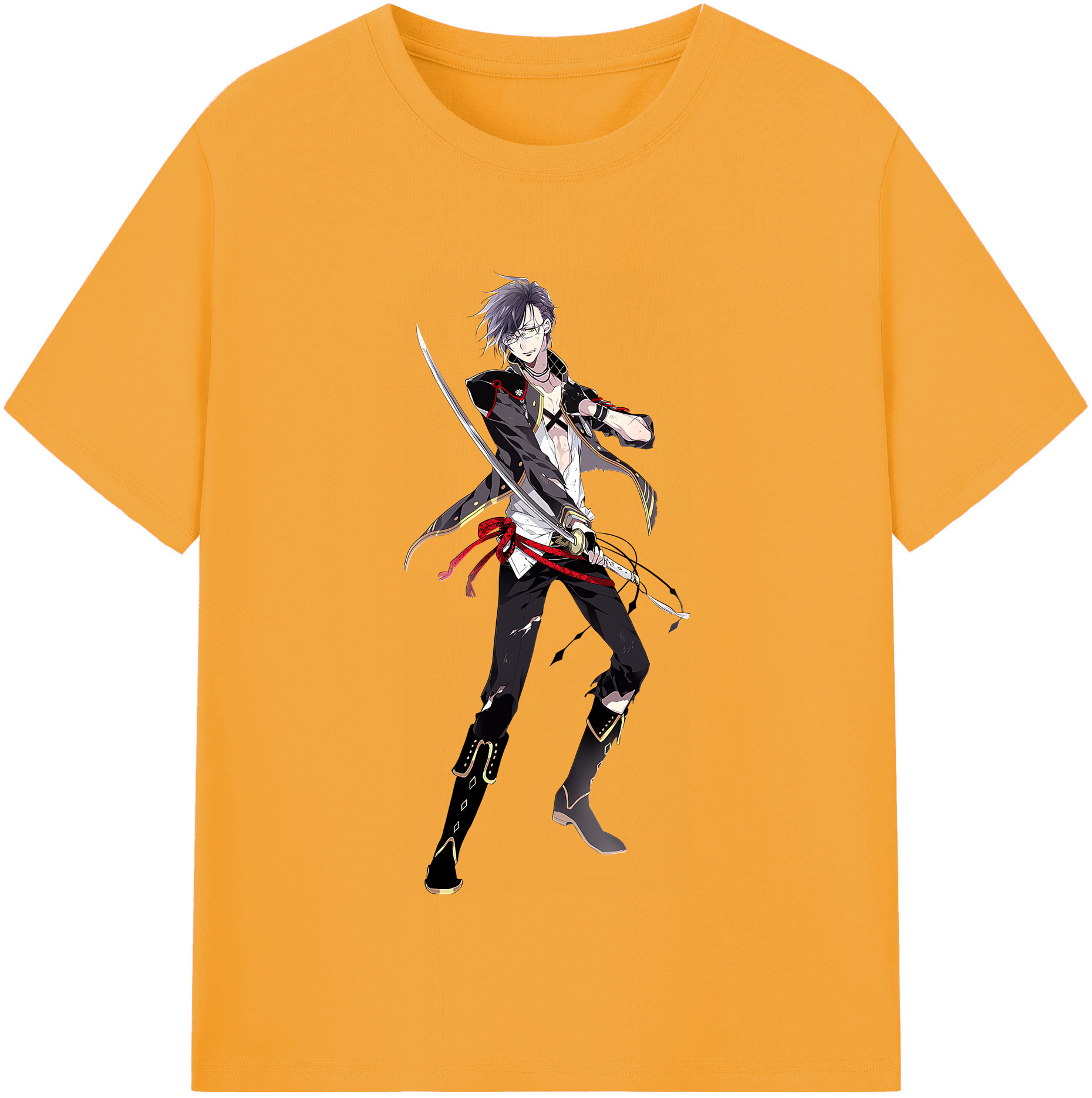 （画像用） 刀剣乱舞 Touken Ranbu レディースカジュアルプリントTシャツ（綿100％）