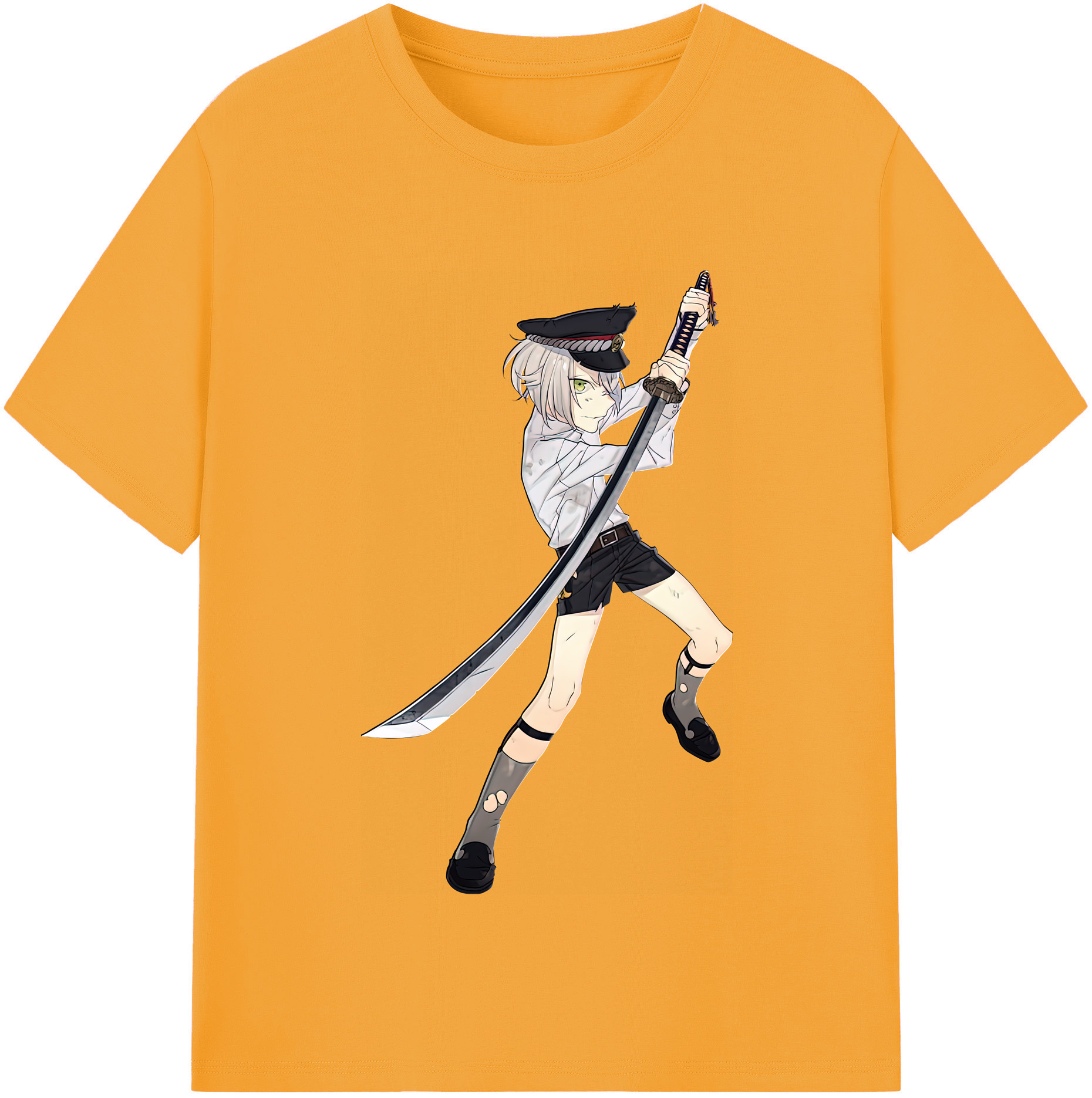 （画像用） 刀剣乱舞 Touken Ranbu レディースカジュアルプリントTシャツ（綿100％）