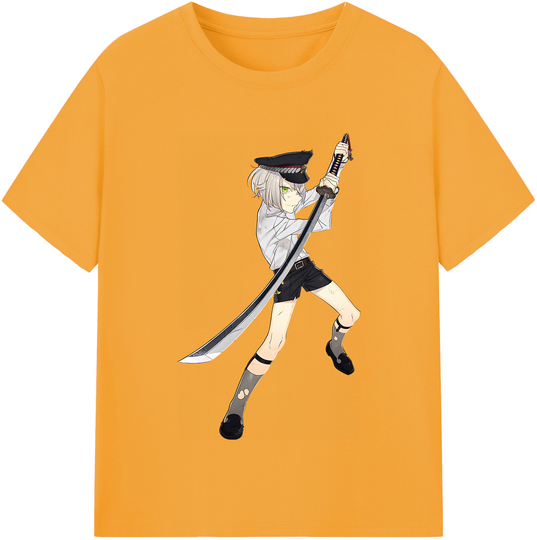 （画像用） 刀剣乱舞 Touken Ranbu レディースカジュアルプリントTシャツ（綿100％）
