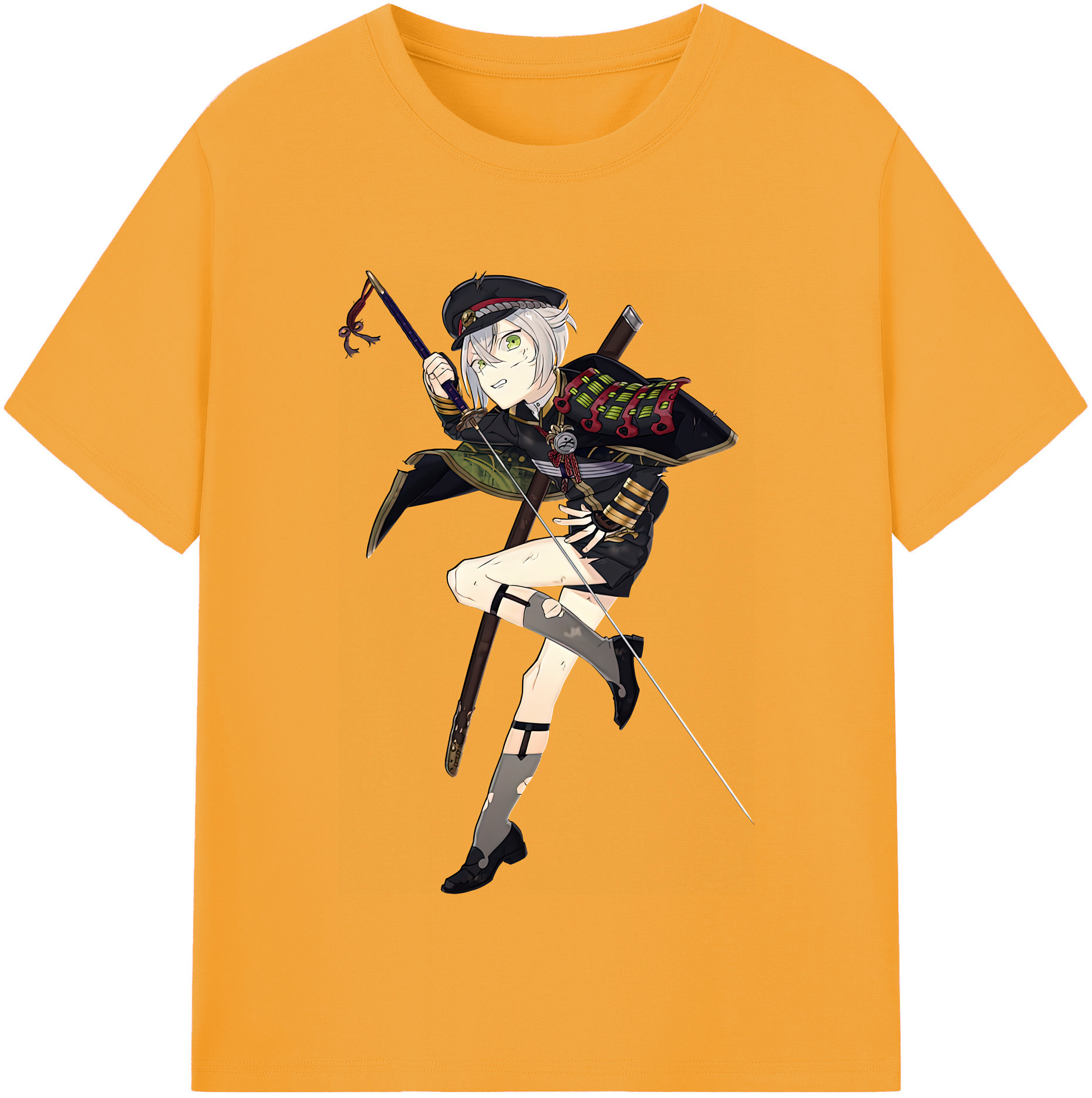 （画像用） 刀剣乱舞 Touken Ranbu レディースカジュアルプリントTシャツ（綿100％）