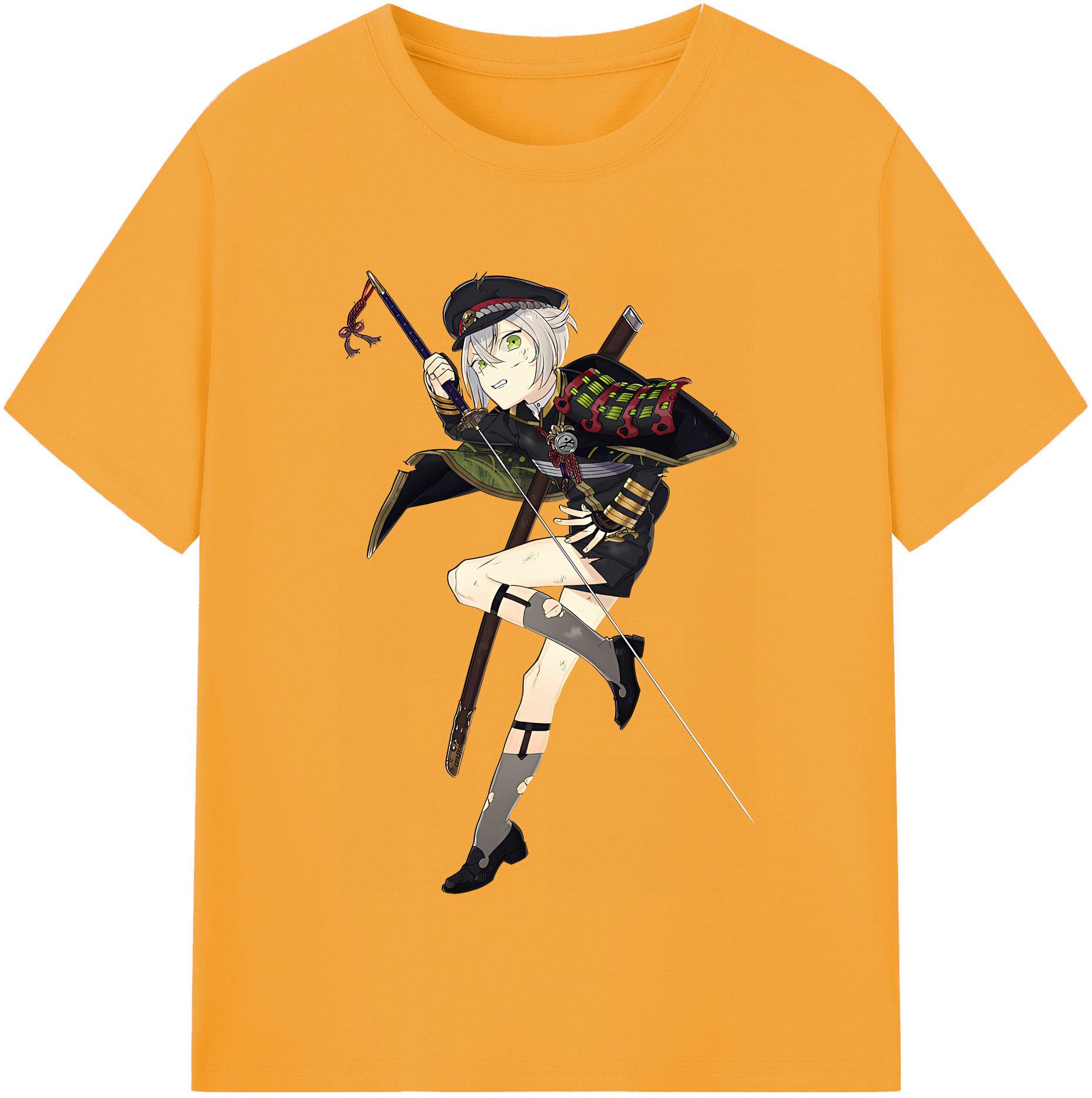（画像用） 刀剣乱舞 Touken Ranbu レディースカジュアルプリントTシャツ（綿100％）