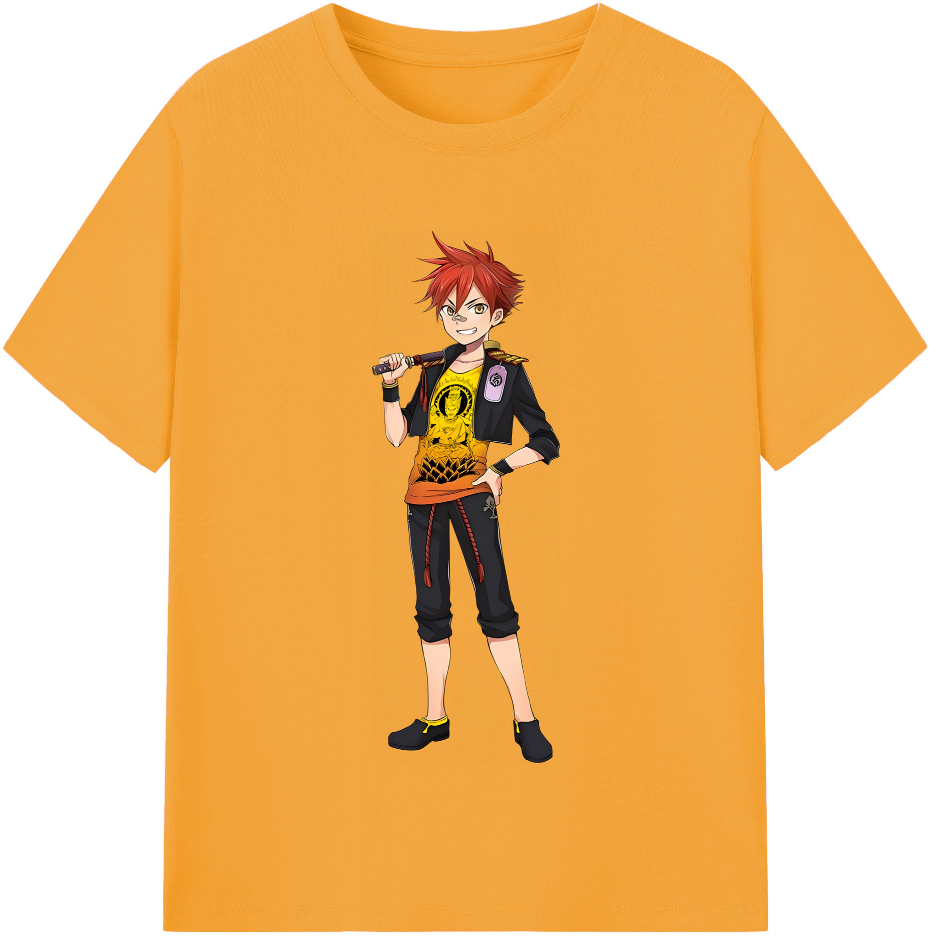 （画像用） 刀剣乱舞 Touken Ranbu レディースカジュアルプリントTシャツ（綿100％）