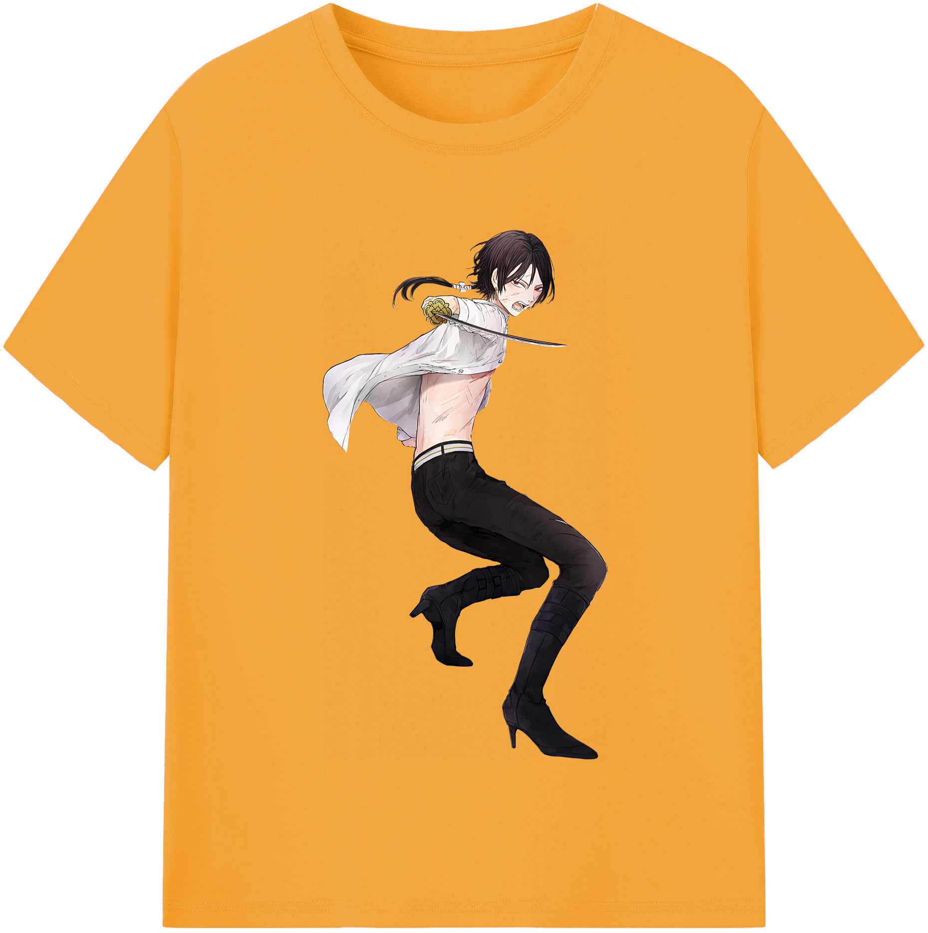 （画像用） 刀剣乱舞 Touken Ranbu レディースカジュアルプリントTシャツ（綿100％）
