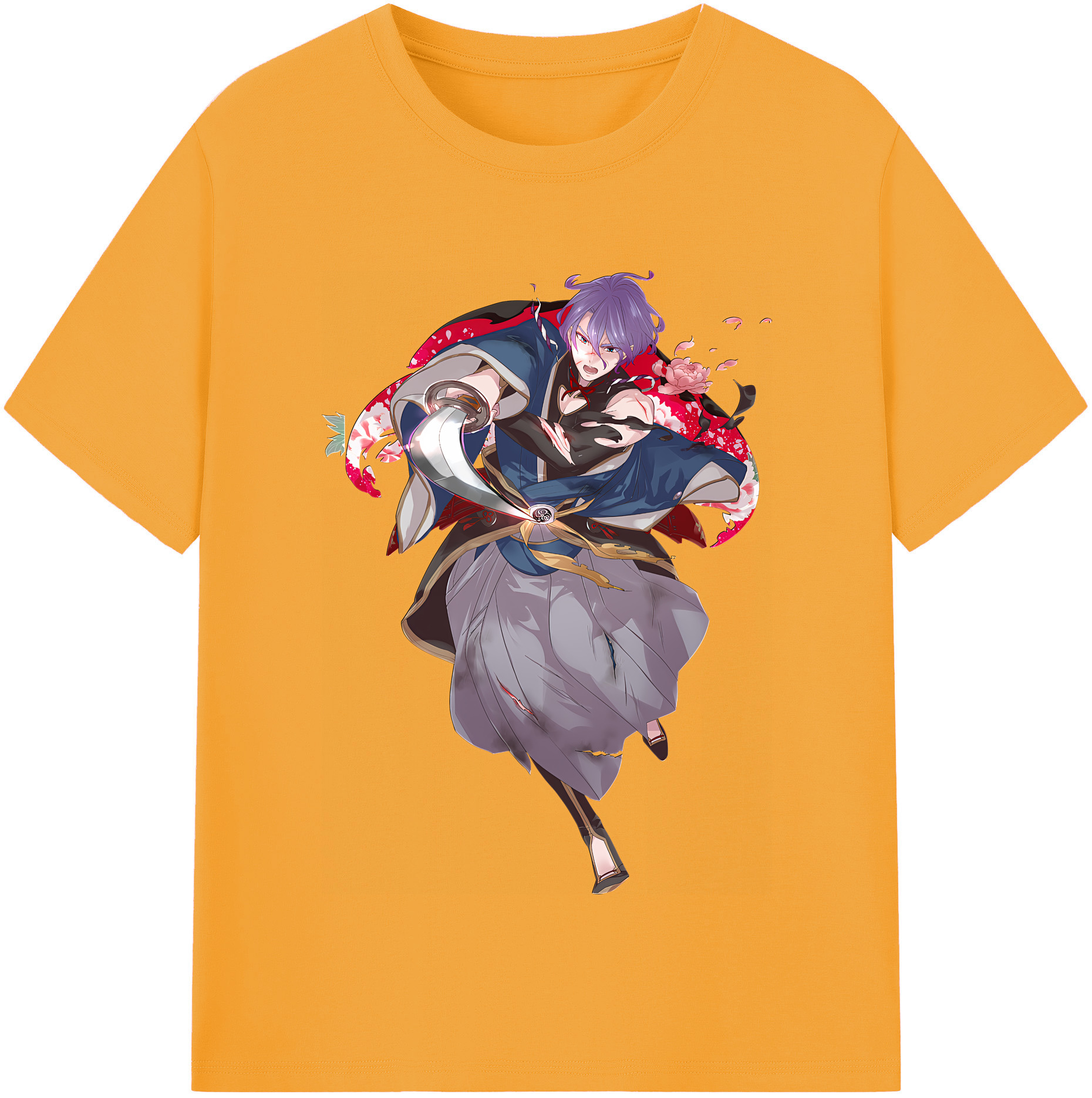 （画像用） 刀剣乱舞 Touken Ranbu レディースカジュアルプリントTシャツ（綿100％）