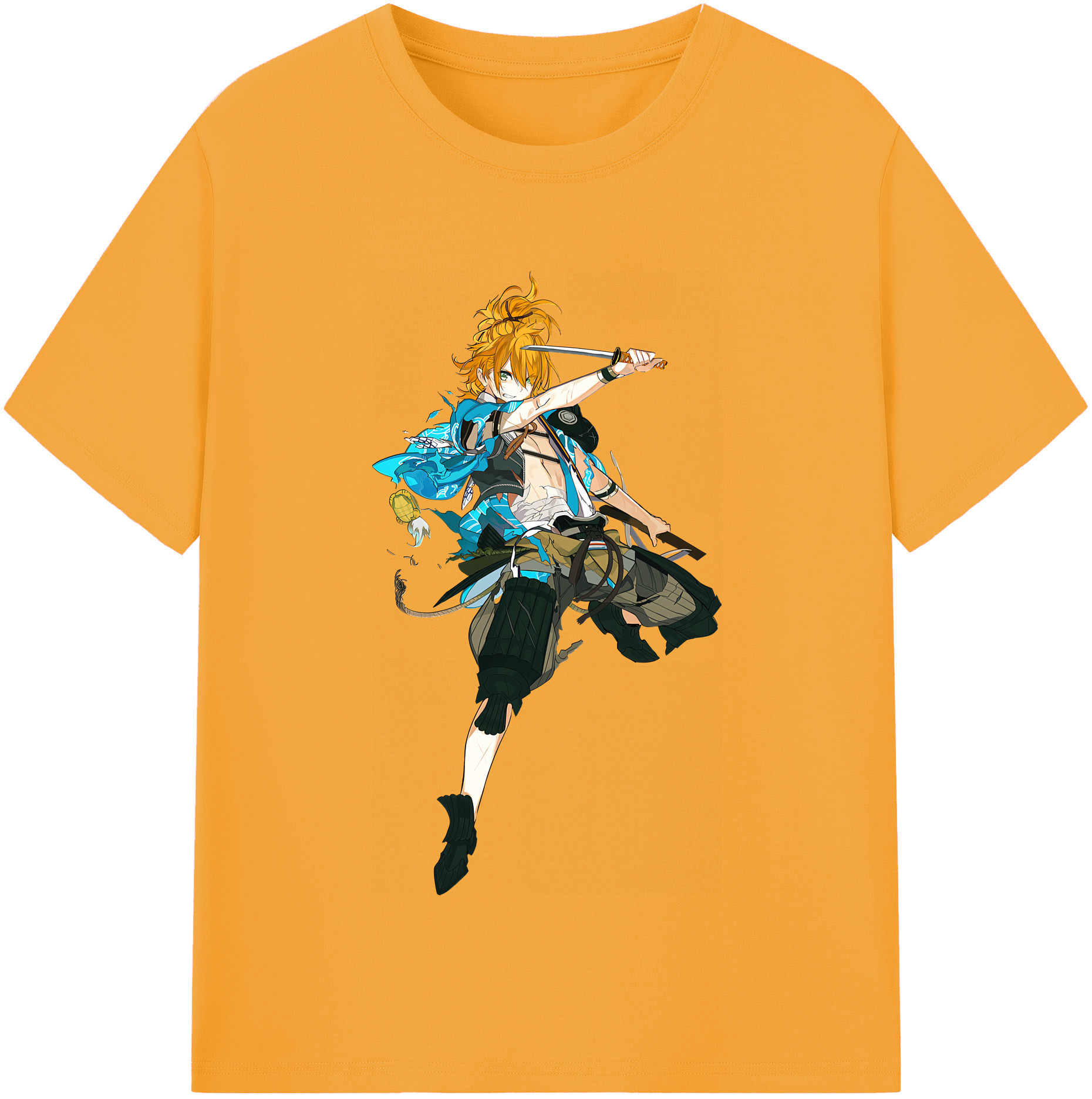 （画像用） 刀剣乱舞 Touken Ranbu レディースカジュアルプリントTシャツ（綿100％）