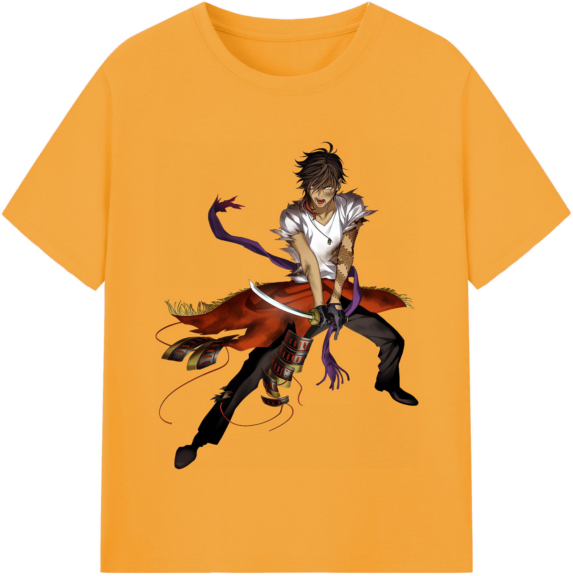 （画像用） 刀剣乱舞 Touken Ranbu レディースカジュアルプリントTシャツ（綿100％）