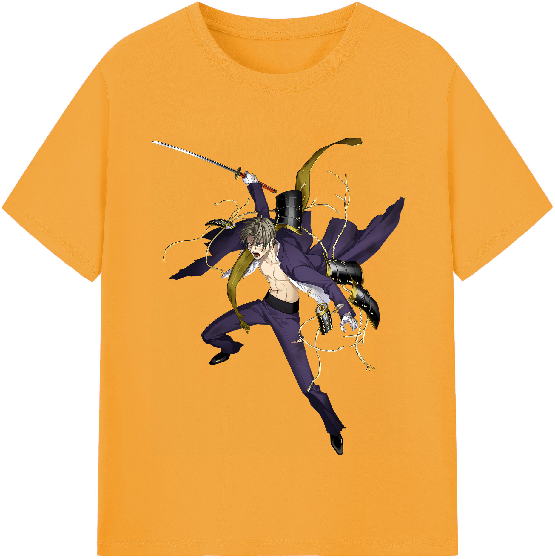 （画像用） 刀剣乱舞 Touken Ranbu レディースカジュアルプリントTシャツ（綿100％）