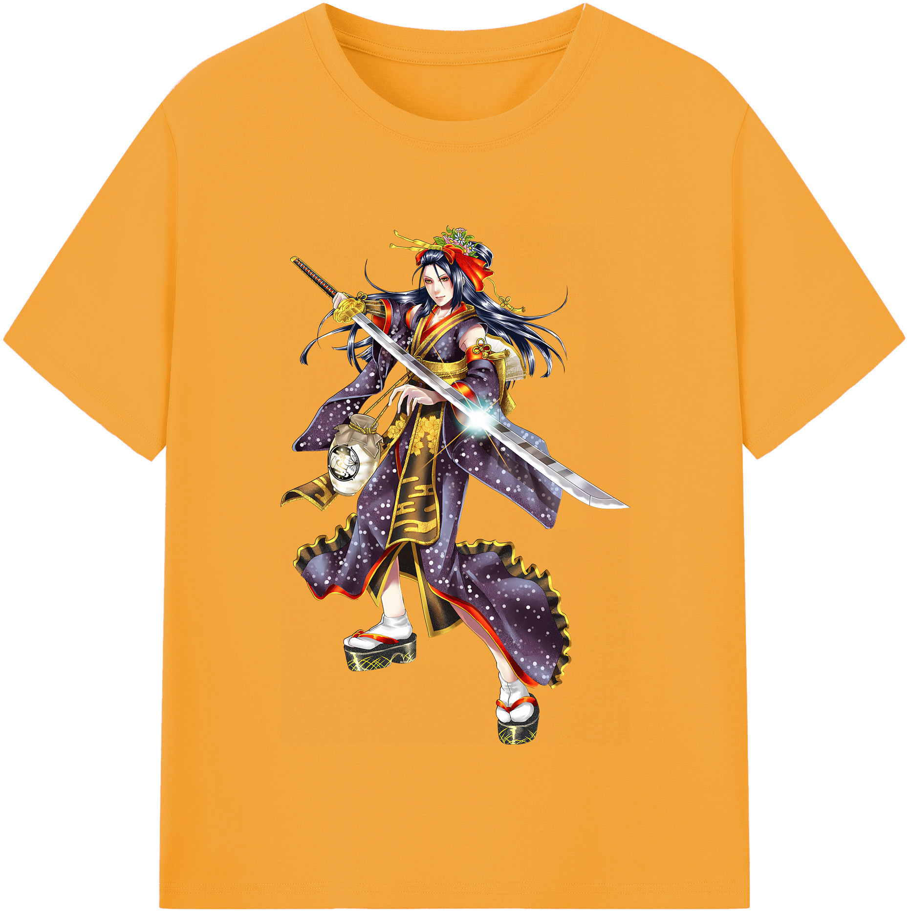 （画像用） 刀剣乱舞 Touken Ranbu レディースカジュアルプリントTシャツ（綿100％）