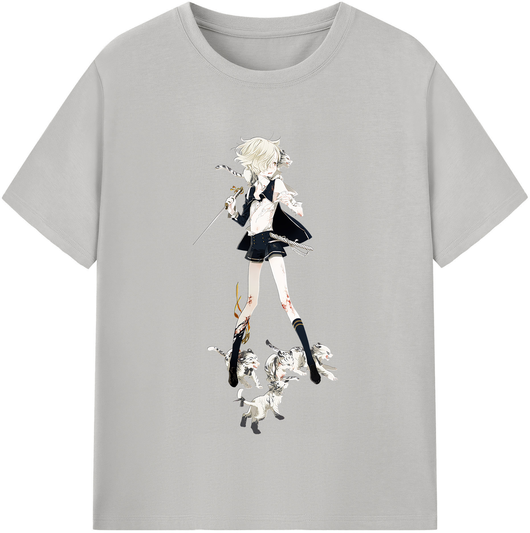 （画像用） 刀剣乱舞 Touken Ranbu レディースカジュアルプリントTシャツ（綿100％）