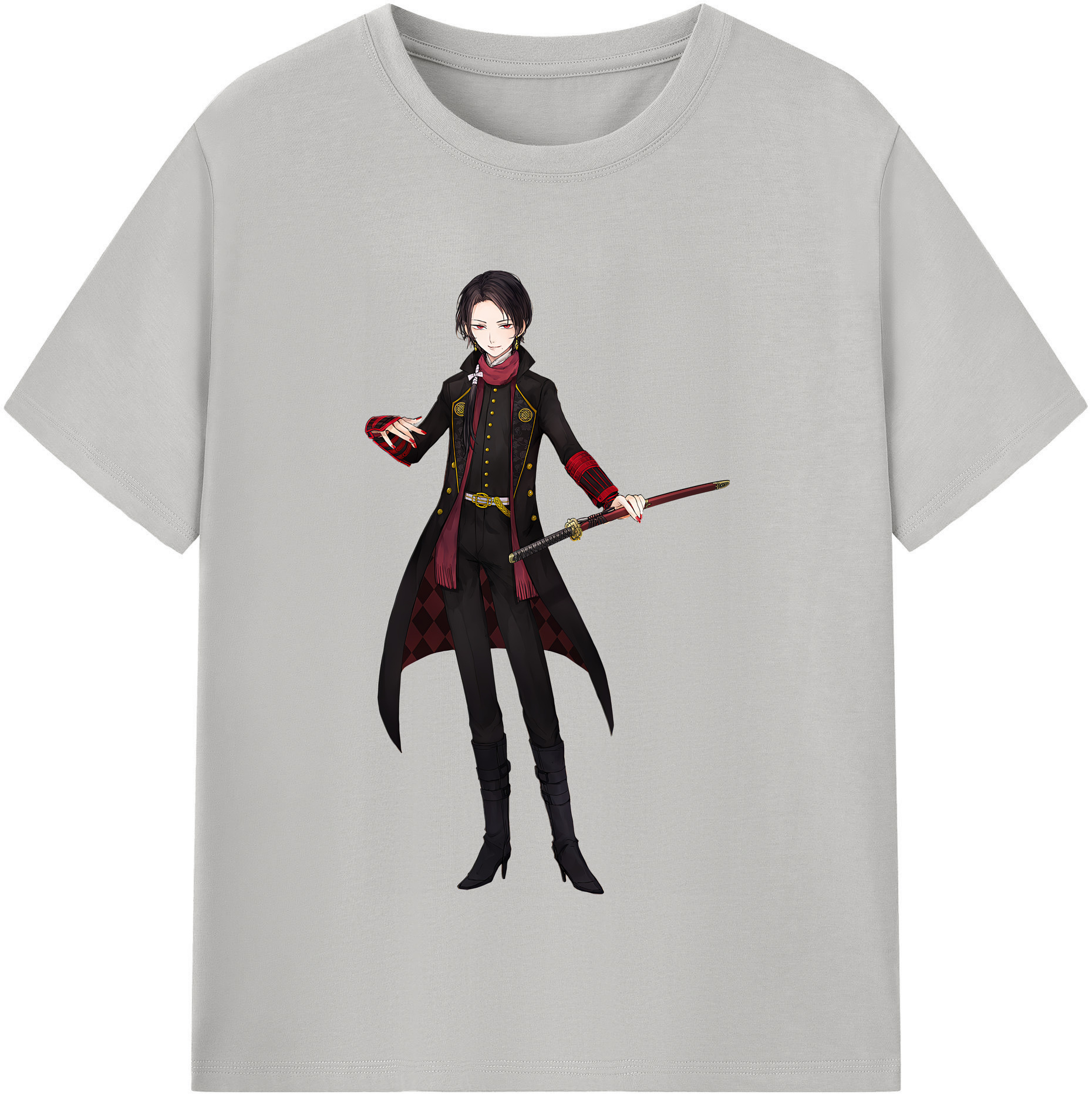 （画像用） 刀剣乱舞 Touken Ranbu レディースカジュアルプリントTシャツ（綿100％）