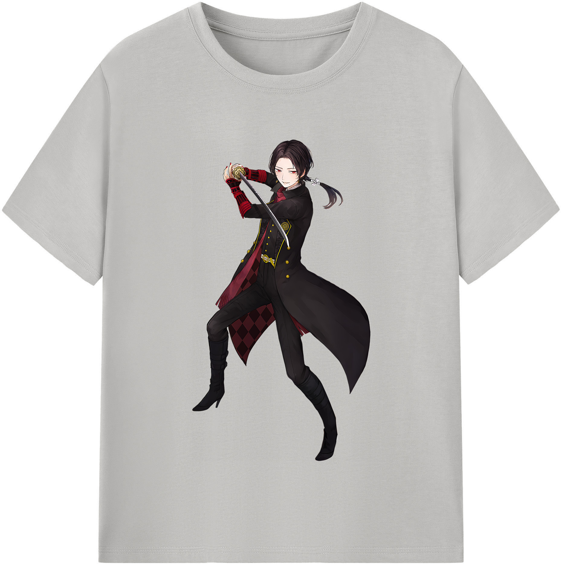 （画像用） 刀剣乱舞 Touken Ranbu レディースカジュアルプリントTシャツ（綿100％）