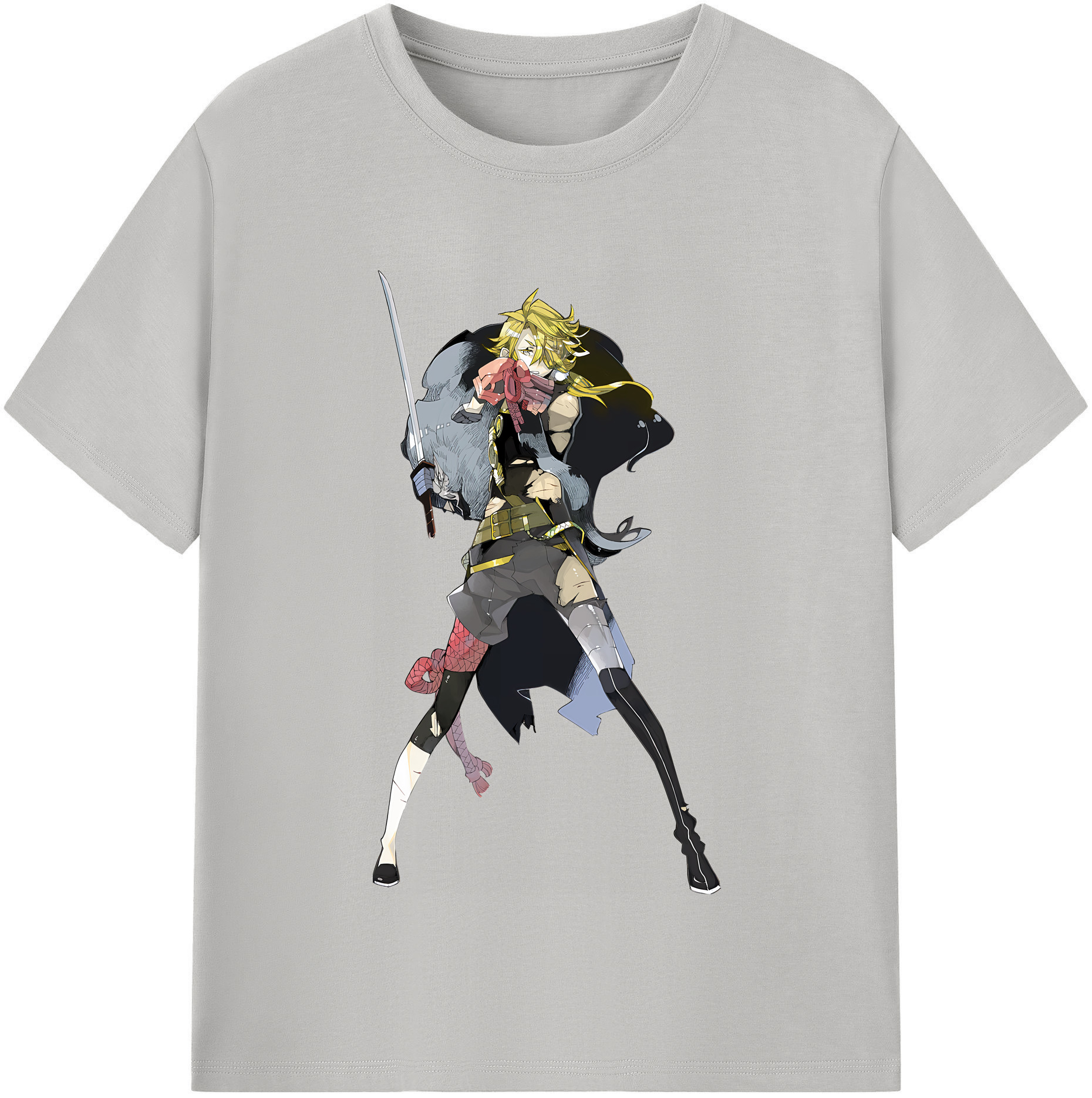 （画像用） 刀剣乱舞 Touken Ranbu レディースカジュアルプリントTシャツ（綿100％）