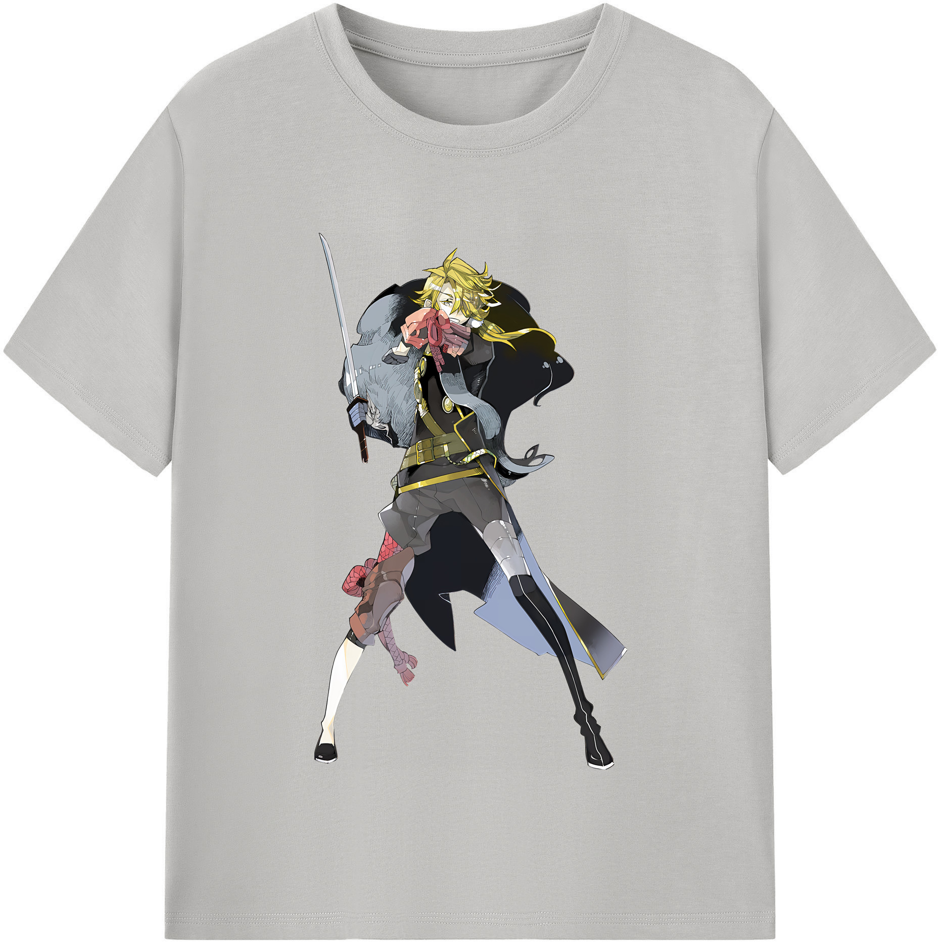 （画像用） 刀剣乱舞 Touken Ranbu レディースカジュアルプリントTシャツ（綿100％）