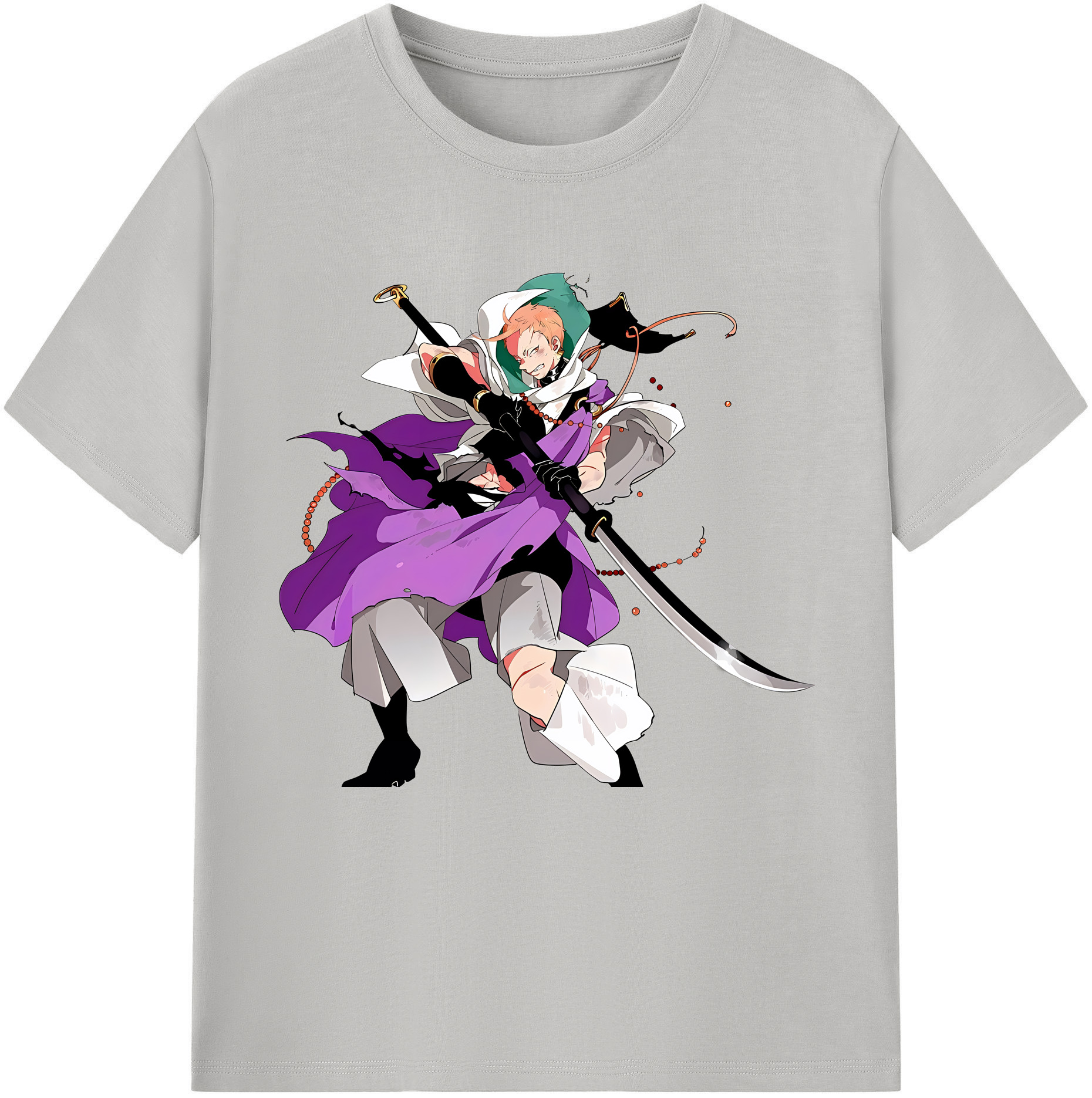 （画像用） 刀剣乱舞 Touken Ranbu レディースカジュアルプリントTシャツ（綿100％）