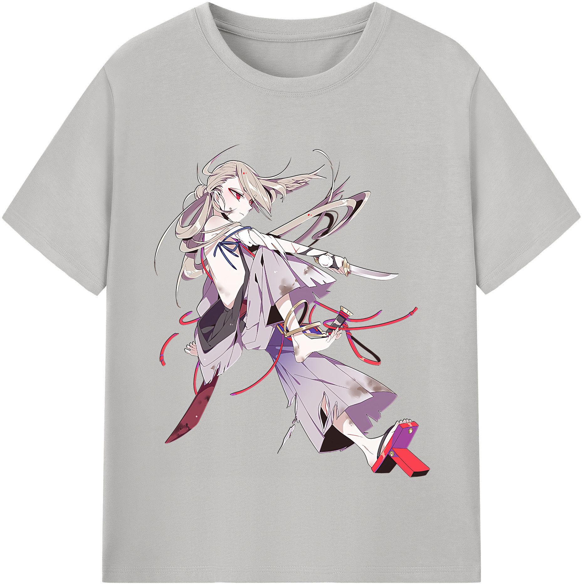 （画像用） 刀剣乱舞 Touken Ranbu レディースカジュアルプリントTシャツ（綿100％）
