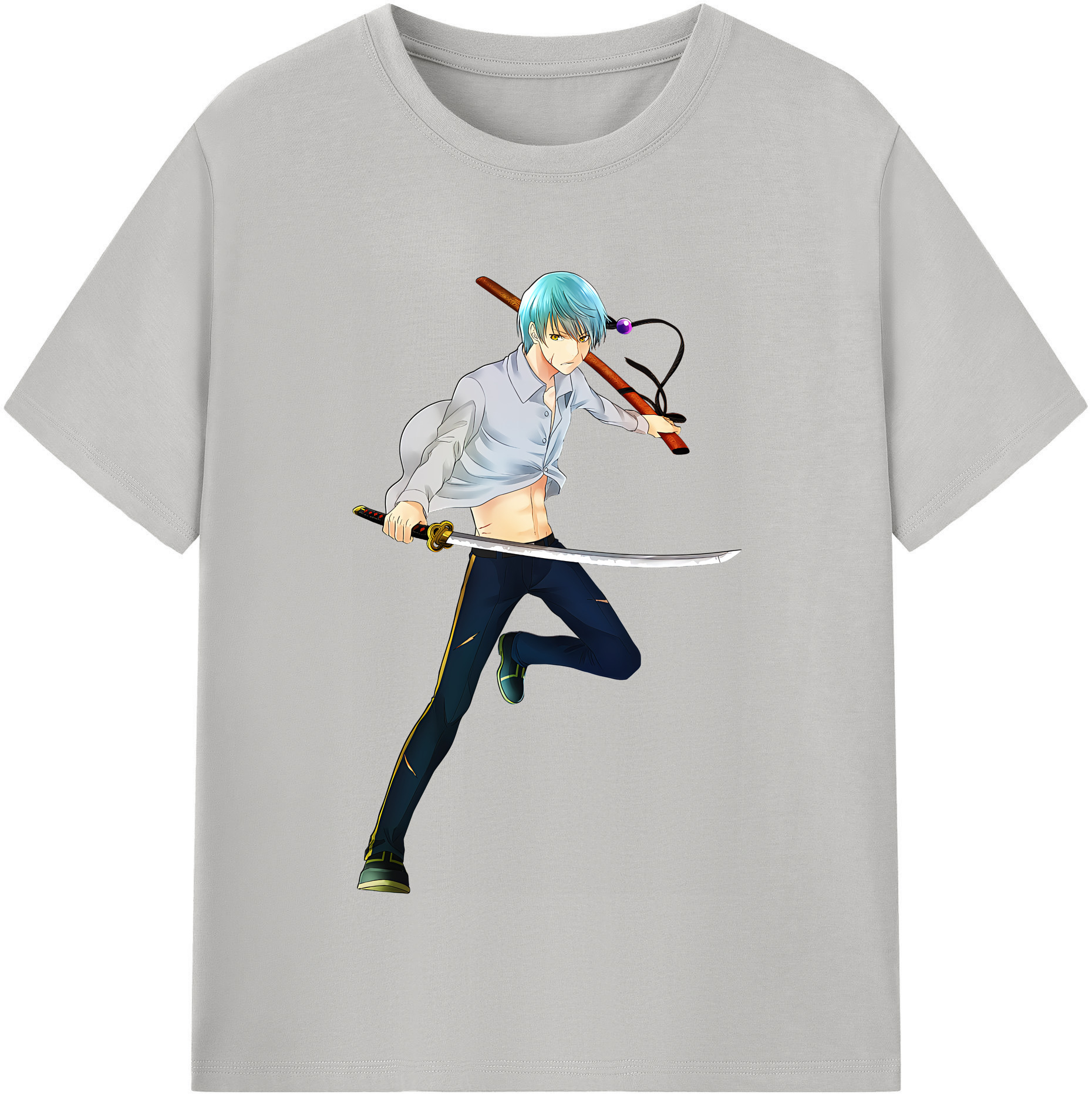 （画像用） 刀剣乱舞 Touken Ranbu レディースカジュアルプリントTシャツ（綿100％）