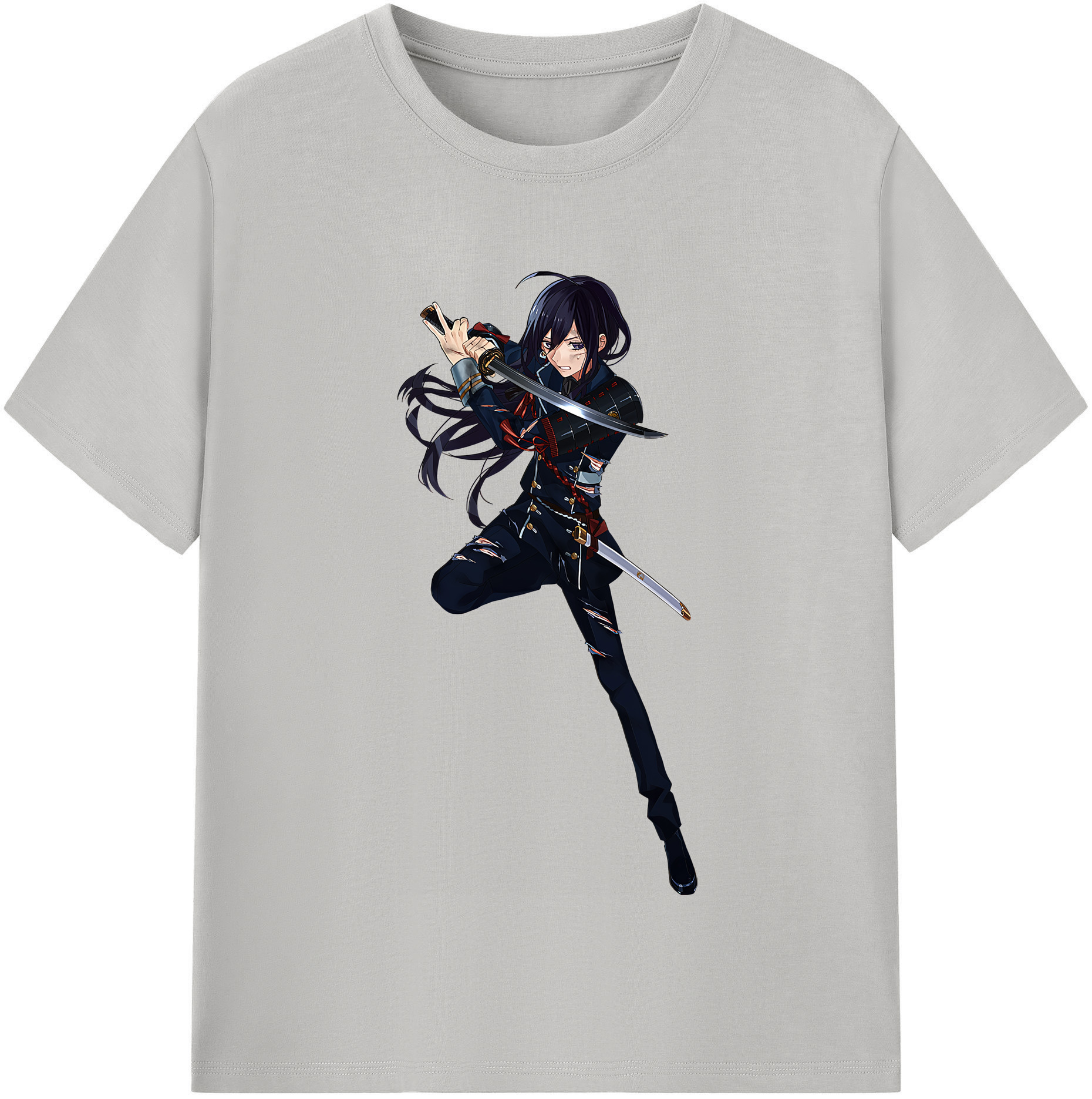 （画像用） 刀剣乱舞 Touken Ranbu レディースカジュアルプリントTシャツ（綿100％）