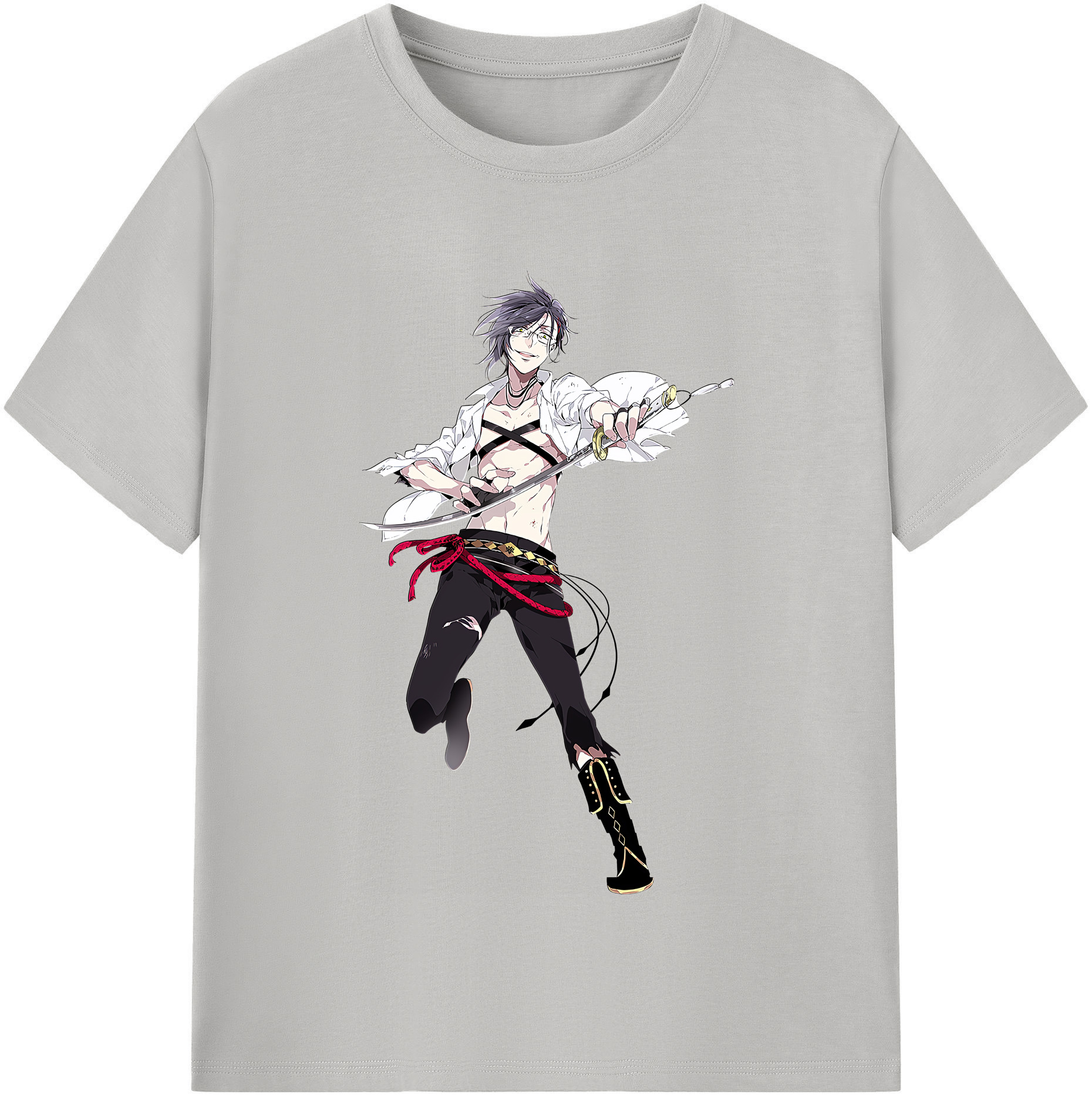 （画像用） 刀剣乱舞 Touken Ranbu レディースカジュアルプリントTシャツ（綿100％）