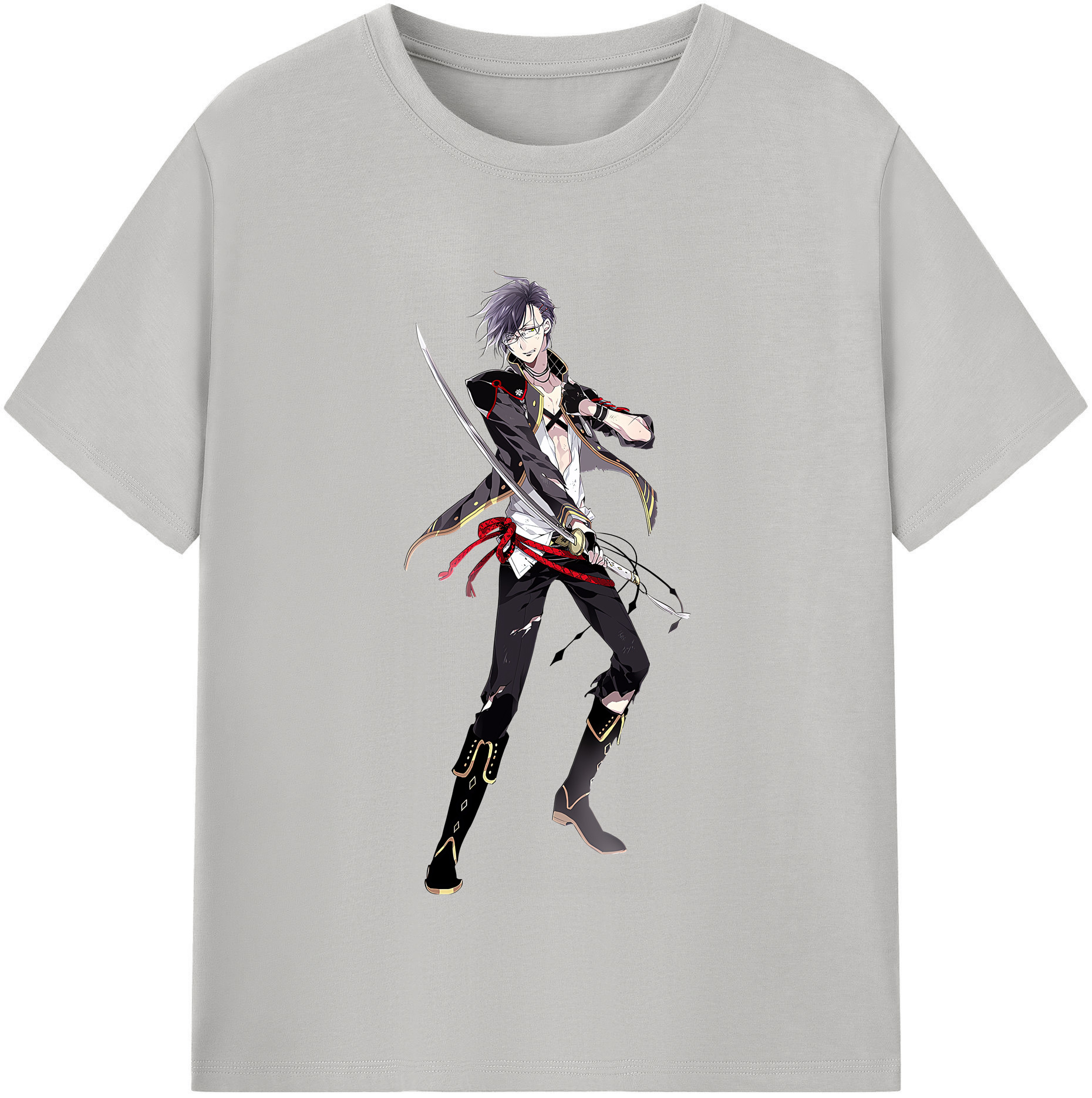 （画像用） 刀剣乱舞 Touken Ranbu レディースカジュアルプリントTシャツ（綿100％）