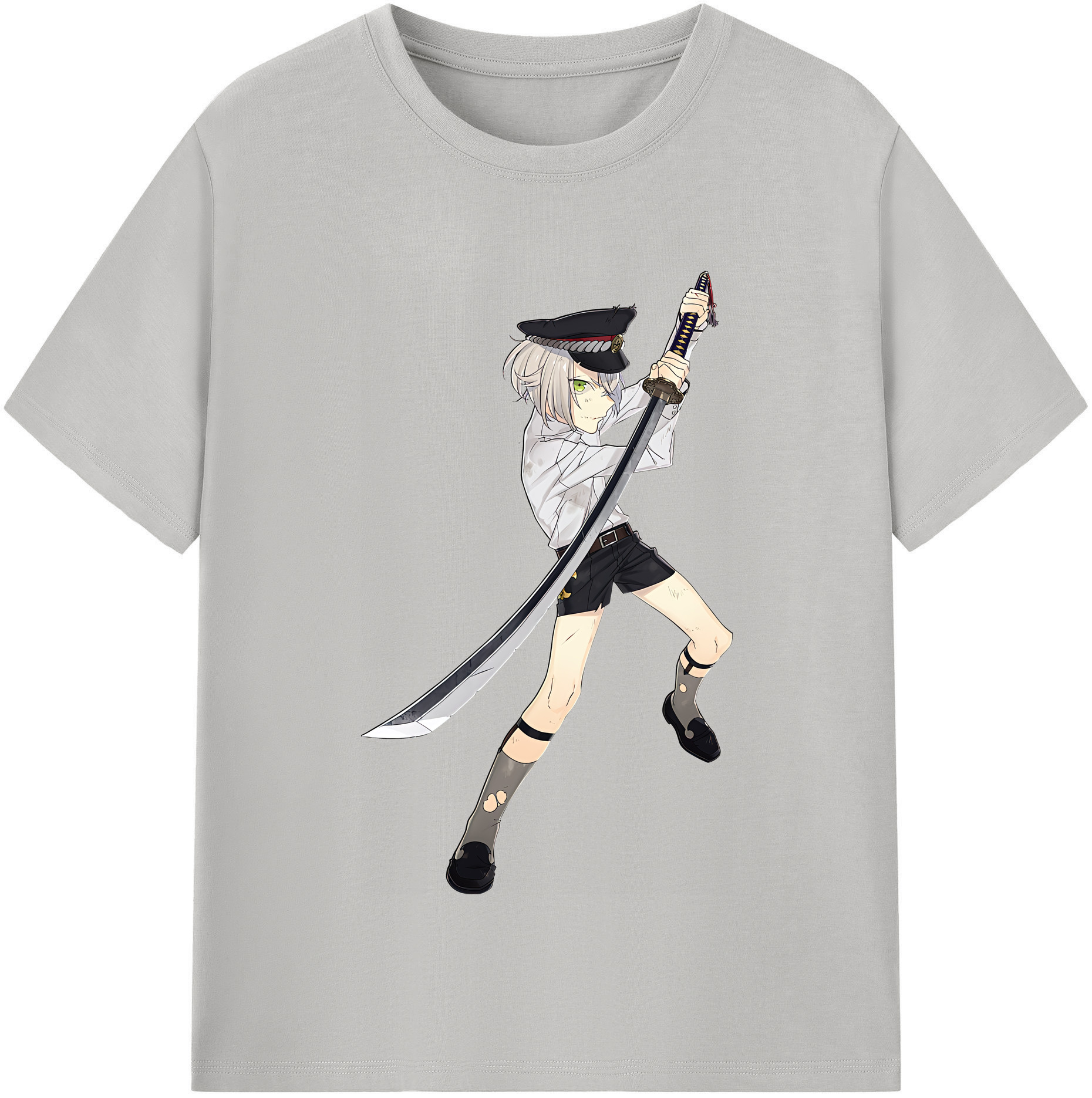 （画像用） 刀剣乱舞 Touken Ranbu レディースカジュアルプリントTシャツ（綿100％）