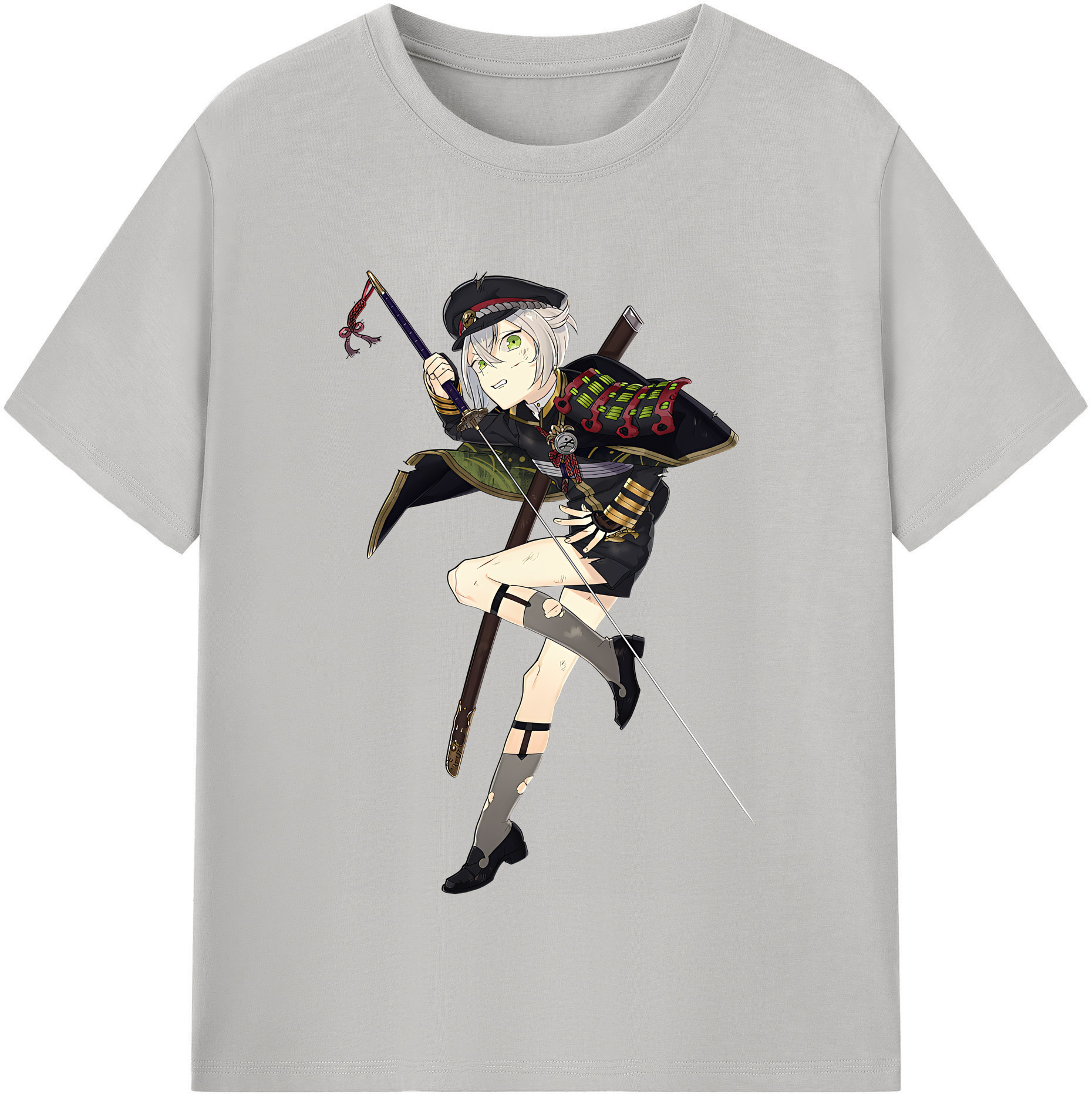 （画像用） 刀剣乱舞 Touken Ranbu レディースカジュアルプリントTシャツ（綿100％）