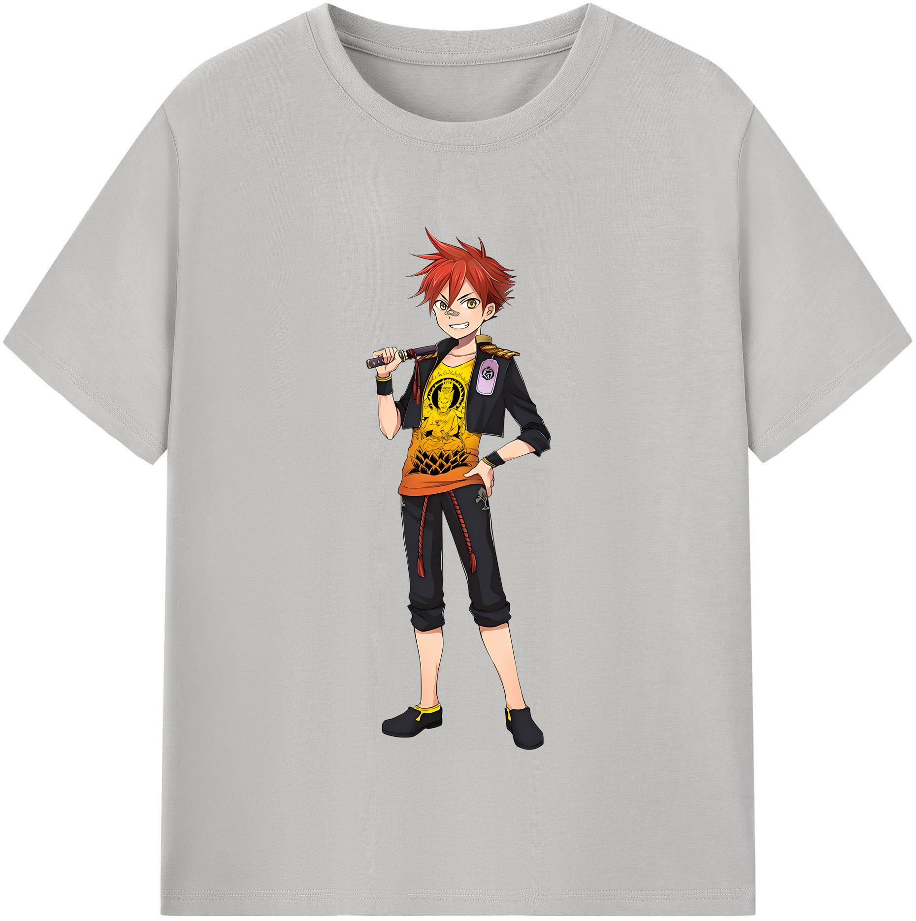 （画像用） 刀剣乱舞 Touken Ranbu レディースカジュアルプリントTシャツ（綿100％）