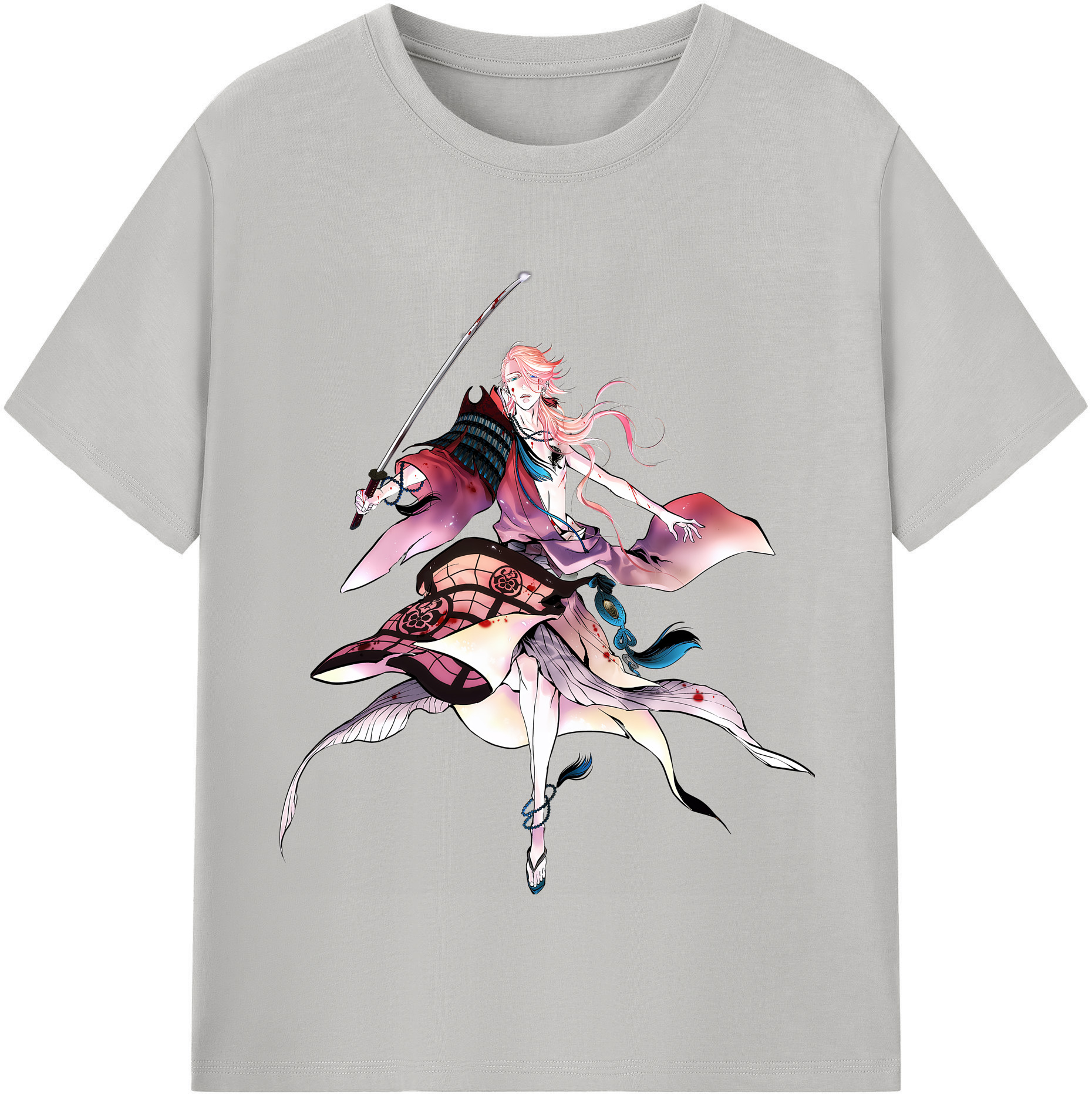 （画像用） 刀剣乱舞 Touken Ranbu レディースカジュアルプリントTシャツ（綿100％）