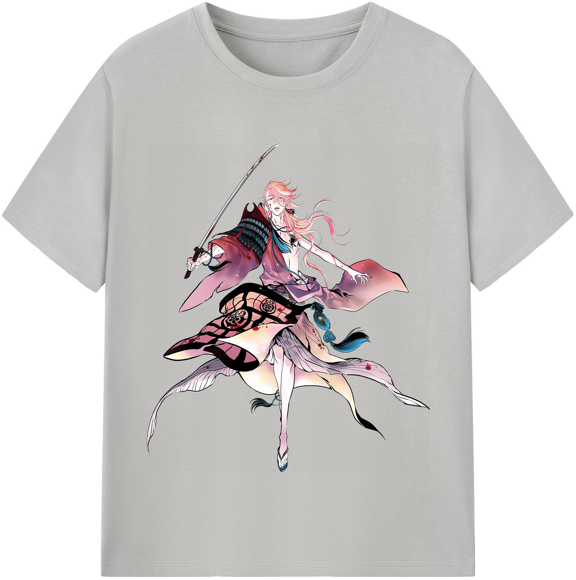 （画像用） 刀剣乱舞 Touken Ranbu レディースカジュアルプリントTシャツ（綿100％）