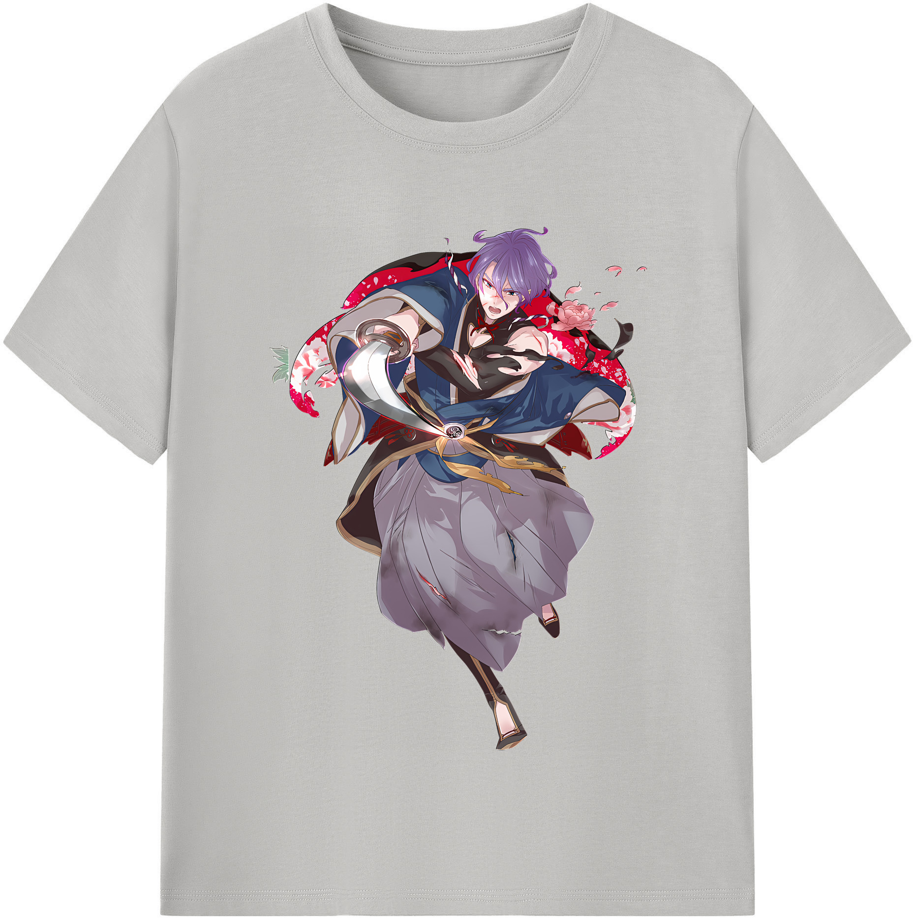 （画像用） 刀剣乱舞 Touken Ranbu レディースカジュアルプリントTシャツ（綿100％）