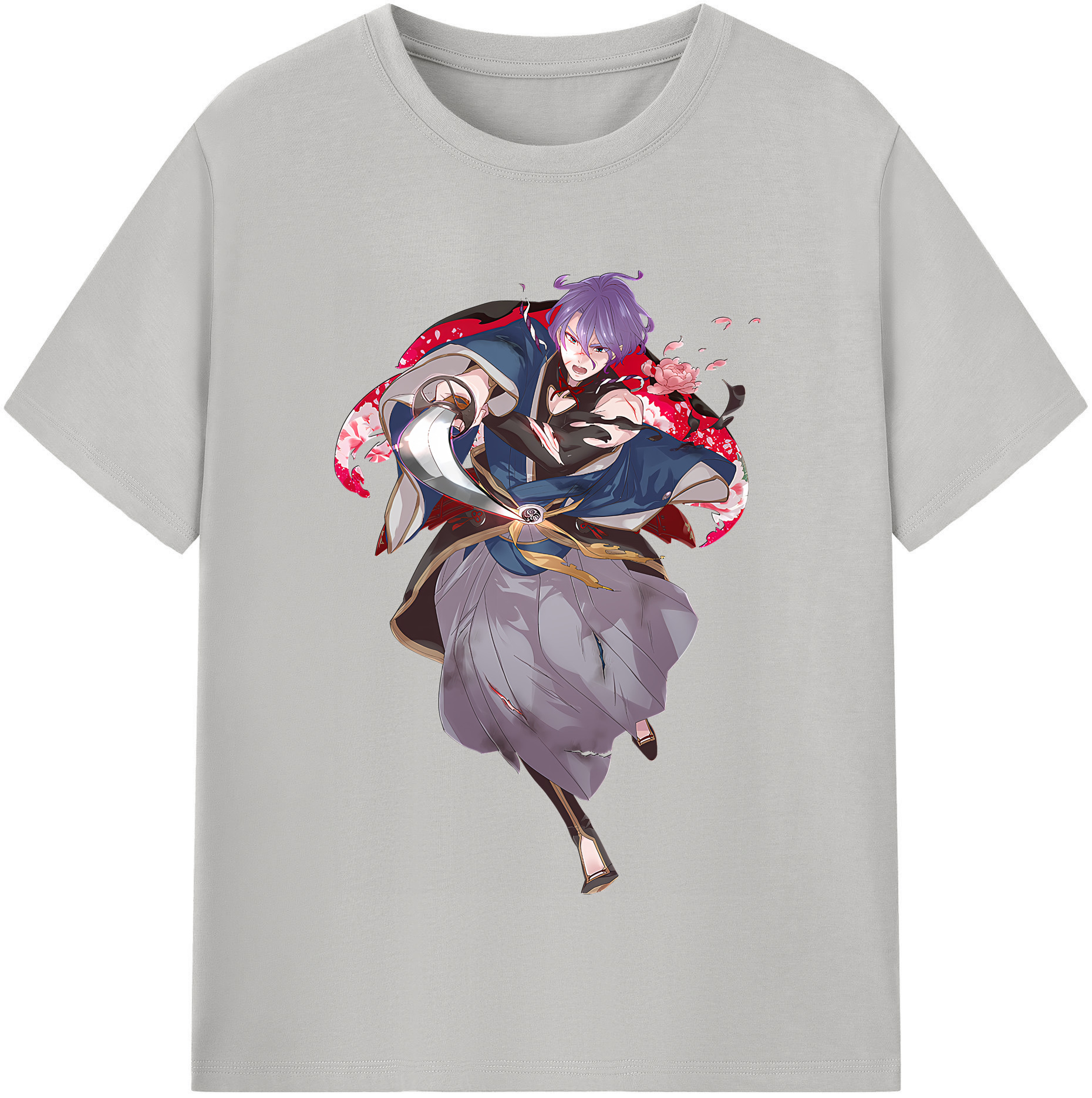 （画像用） 刀剣乱舞 Touken Ranbu レディースカジュアルプリントTシャツ（綿100％）