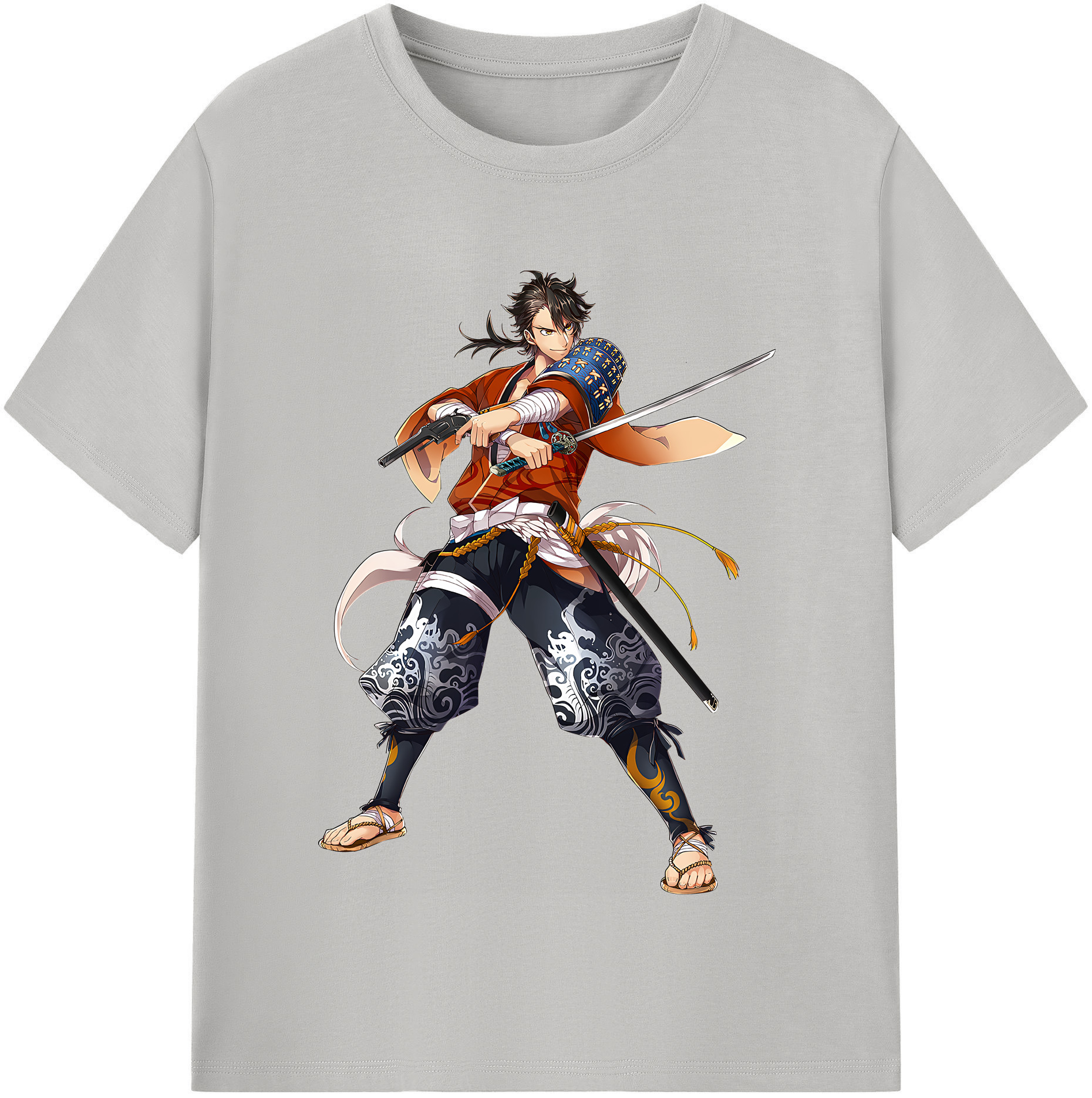 （画像用） 刀剣乱舞 Touken Ranbu レディースカジュアルプリントTシャツ（綿100％）