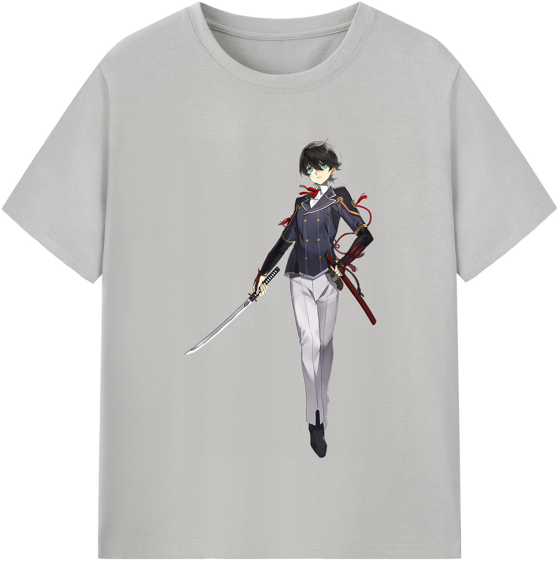 （画像用） 刀剣乱舞 Touken Ranbu レディースカジュアルプリントTシャツ（綿100％）