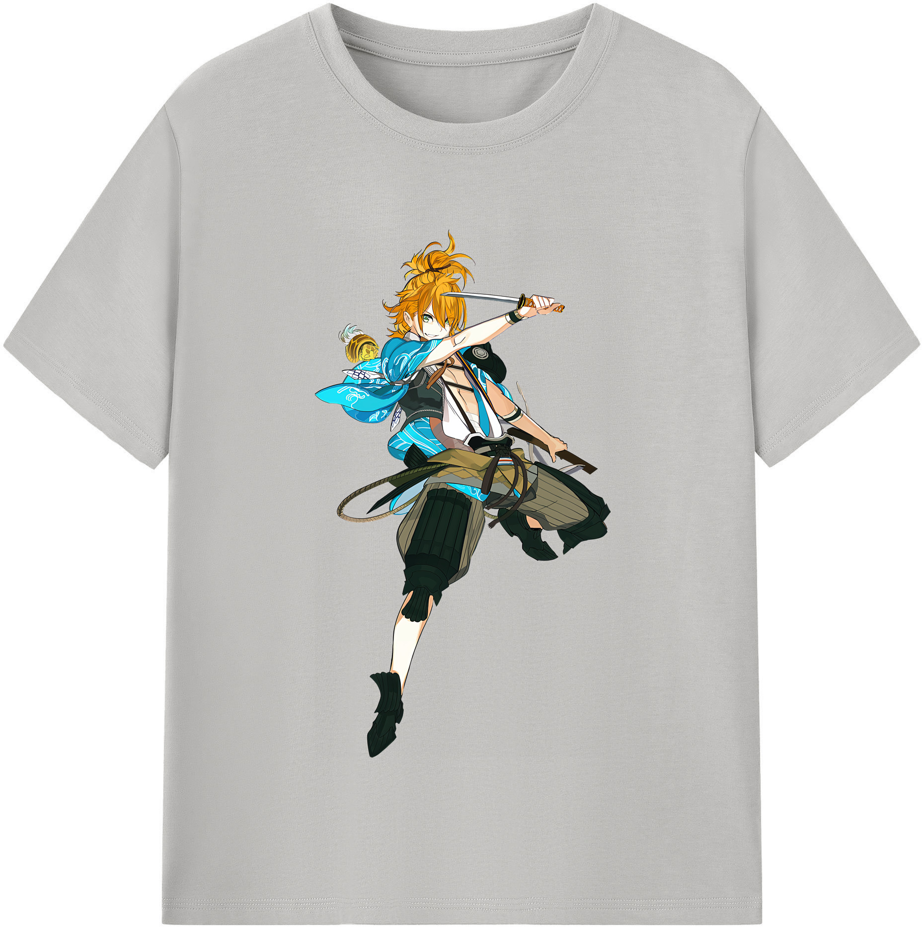 （画像用） 刀剣乱舞 Touken Ranbu レディースカジュアルプリントTシャツ（綿100％）