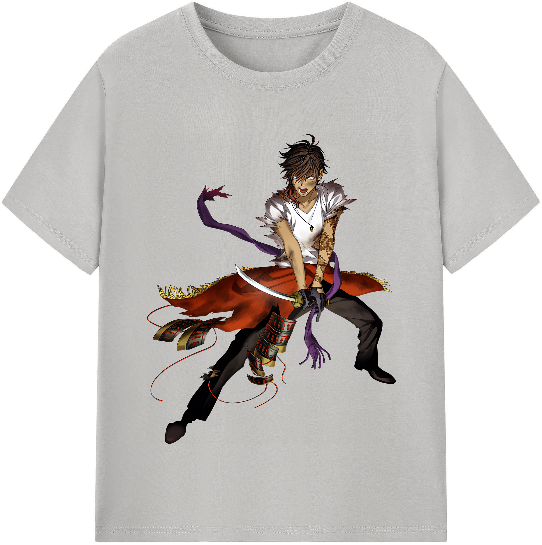 （画像用） 刀剣乱舞 Touken Ranbu レディースカジュアルプリントTシャツ（綿100％）