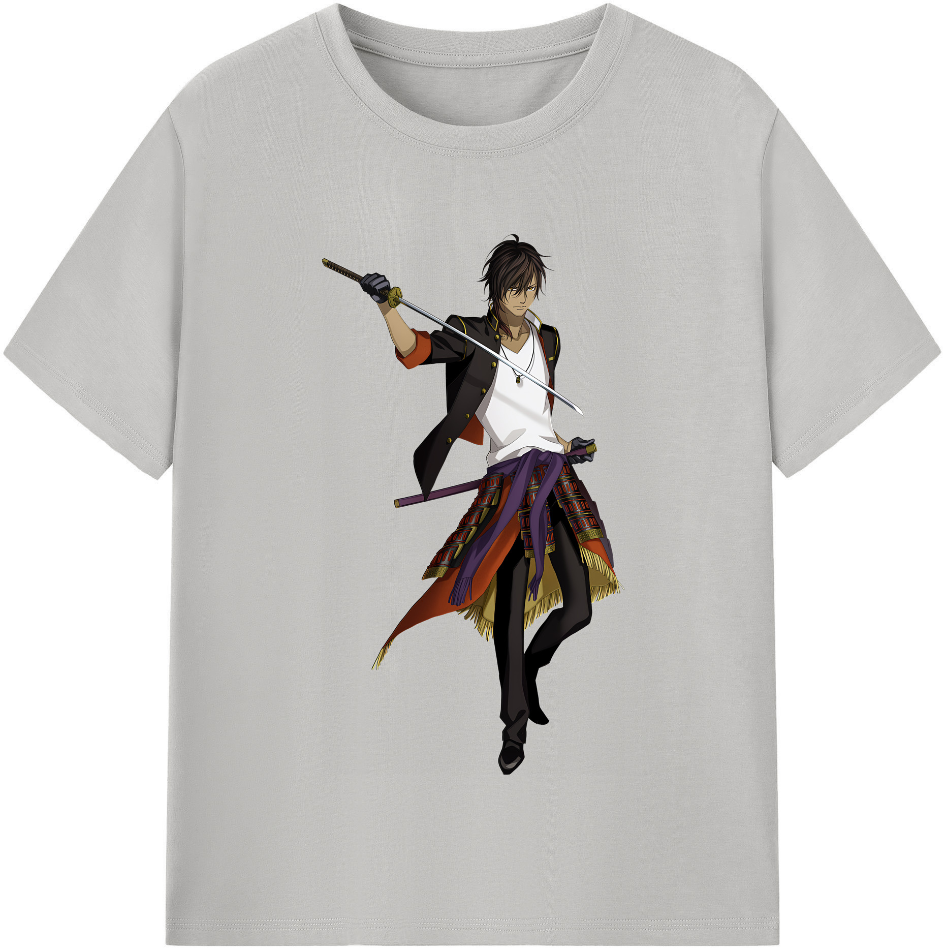 （画像用） 刀剣乱舞 Touken Ranbu レディースカジュアルプリントTシャツ（綿100％）