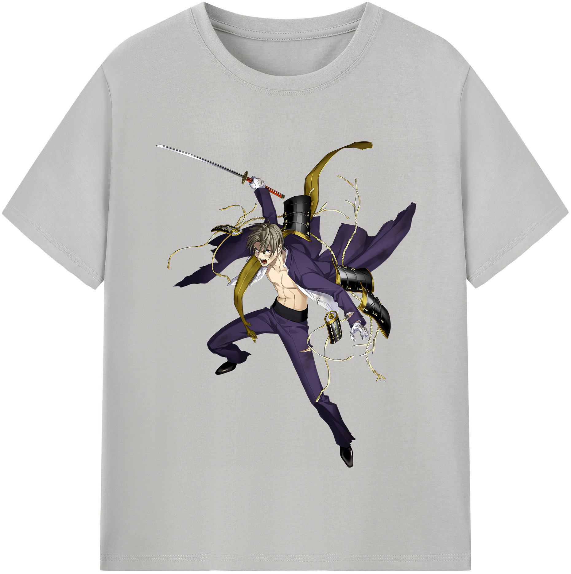 （画像用） 刀剣乱舞 Touken Ranbu レディースカジュアルプリントTシャツ（綿100％）