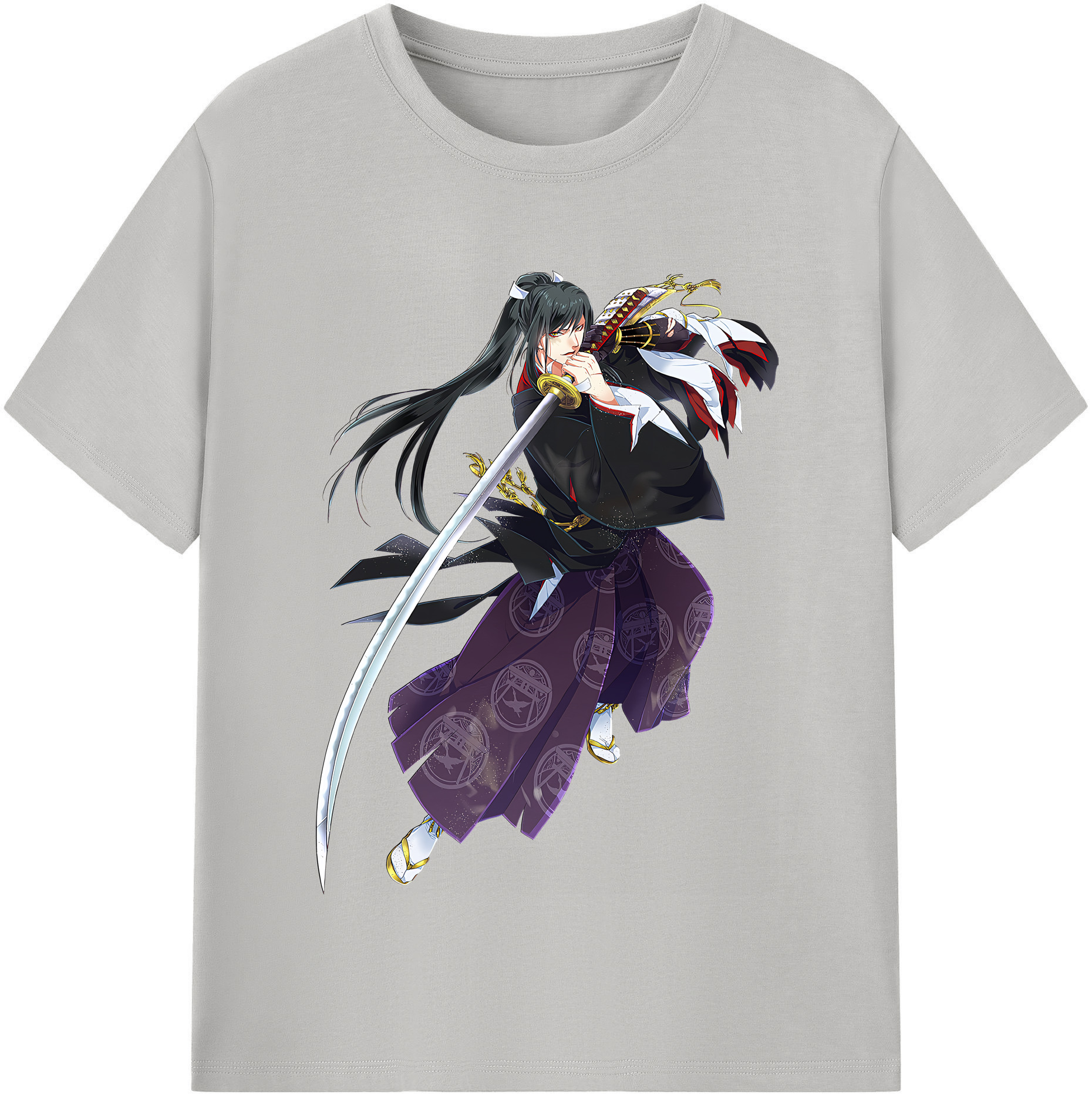 （画像用） 刀剣乱舞 Touken Ranbu レディースカジュアルプリントTシャツ（綿100％）