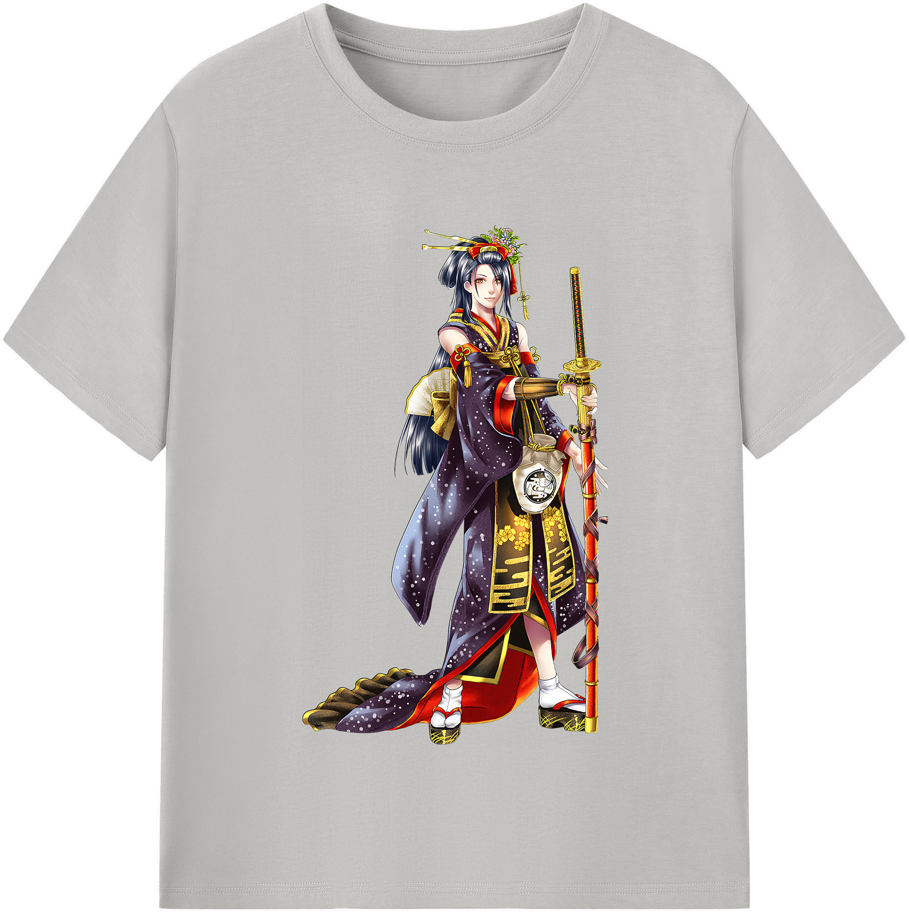 （画像用） 刀剣乱舞 Touken Ranbu レディースカジュアルプリントTシャツ（綿100％）